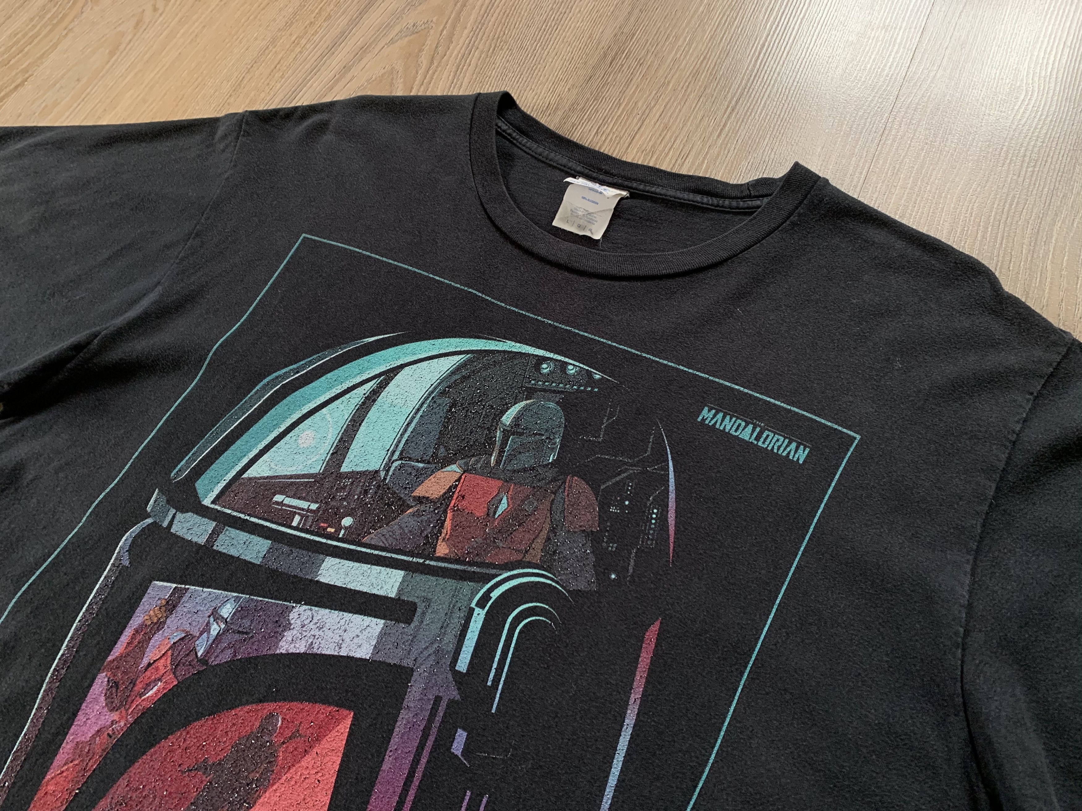 Star Wars Star Wars The Mandalorian Printed Cotton T-Shirt Size US L / EU 52-54 / 3 - 4 Thumbnail