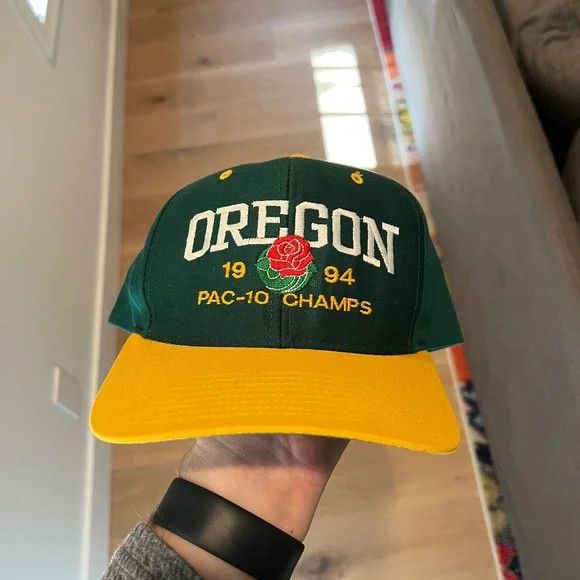 Richardson *VINTAGE* Oregon Ducks 1994 Pac-10 Champs Hat / Snapback Size ONE SIZE - 1 Thumbnail