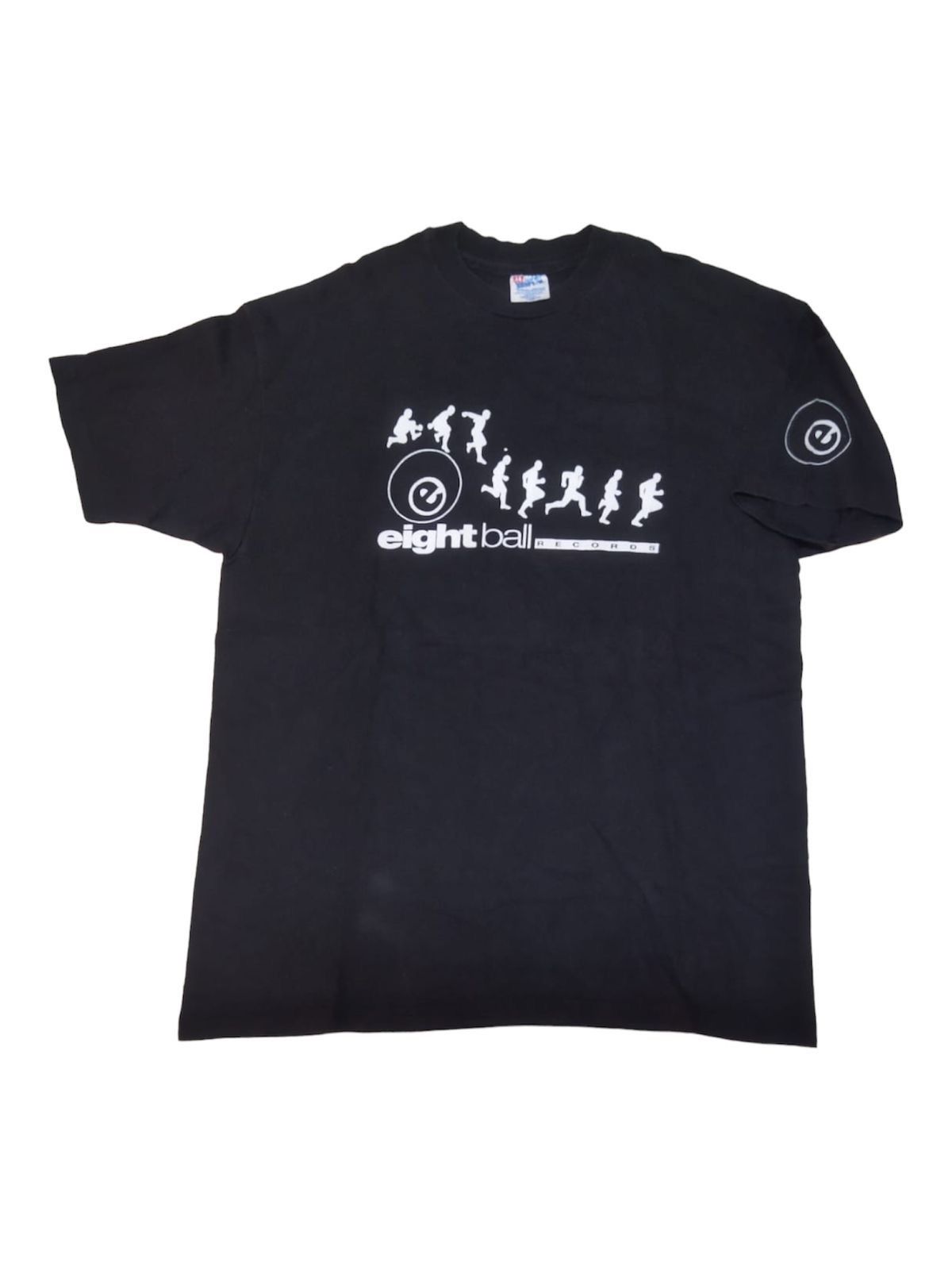 Hook-Ups × Stussy × Vintage Vintage 90s Eightball Skateboard Tee Size US XL / EU 56 / 4 - 1 Thumbnail
