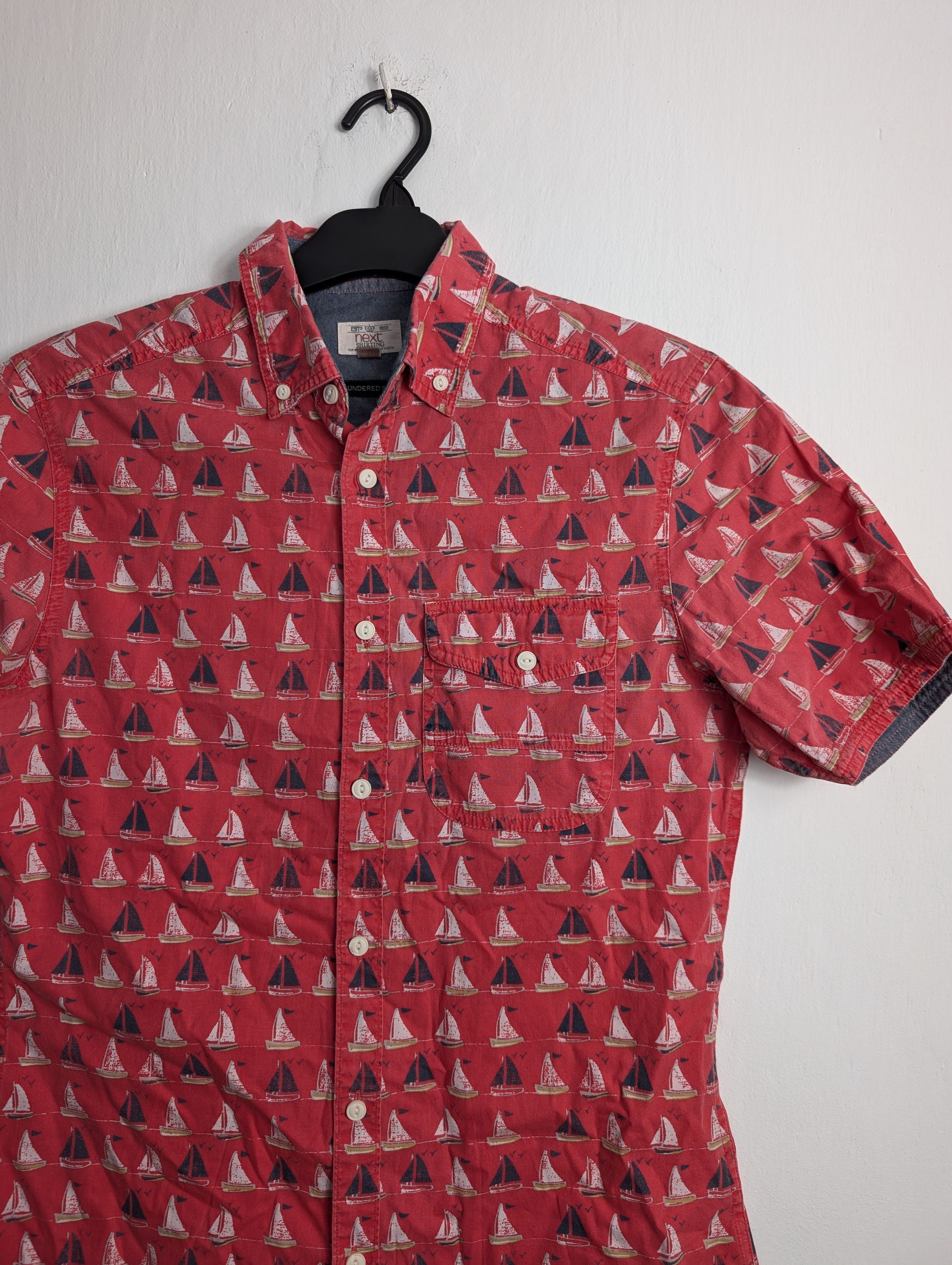 Vintage Vintage Y2K Hawaiian Shirt - Summer Floral Palm Tree Print Size US S / EU 44-46 / 1 - 2 Thumbnail