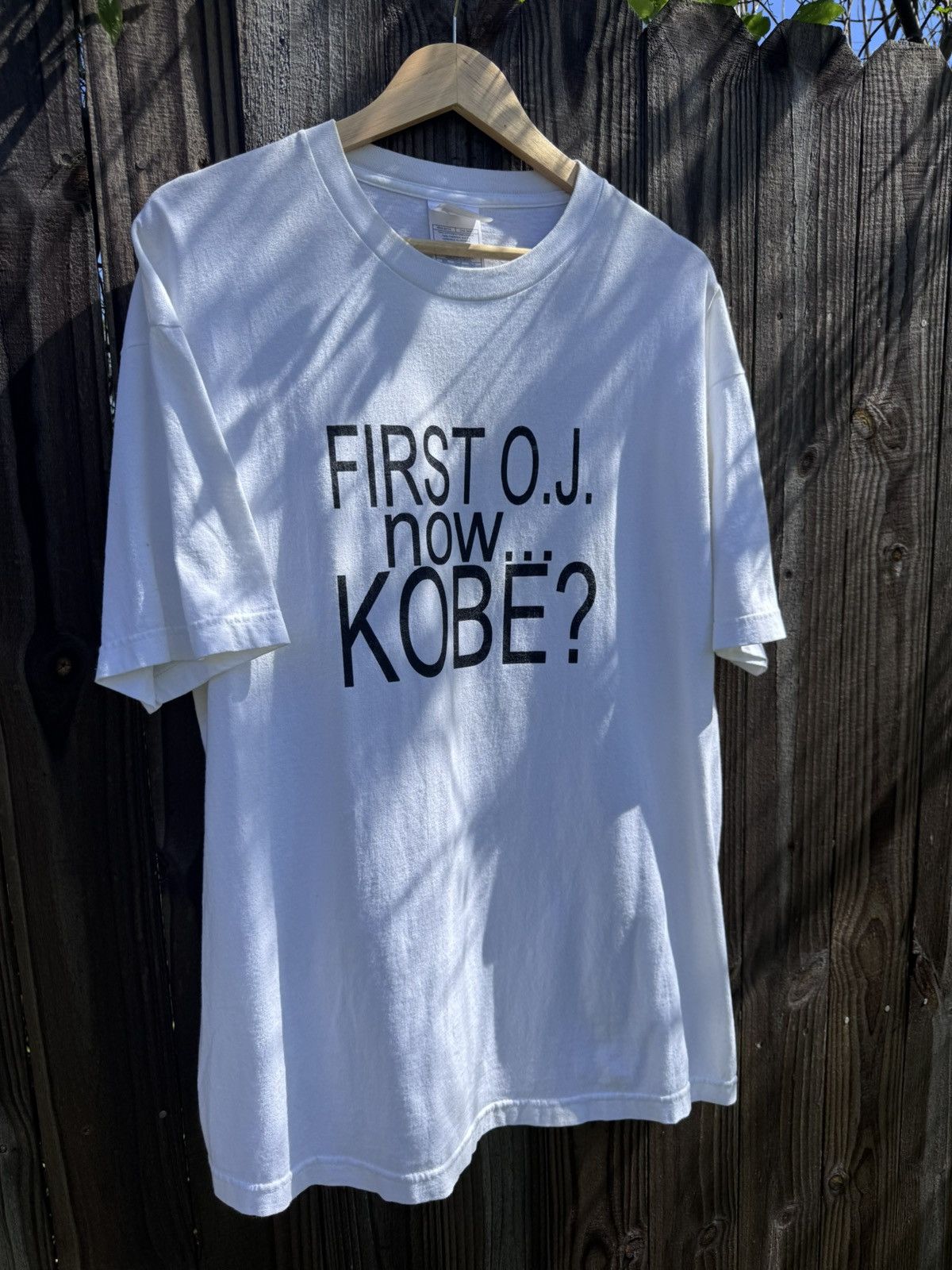 Vintage “First OJ Now Kobe” vintage non guilty tee Size US XL / EU 56 / 4 - 1 Thumbnail