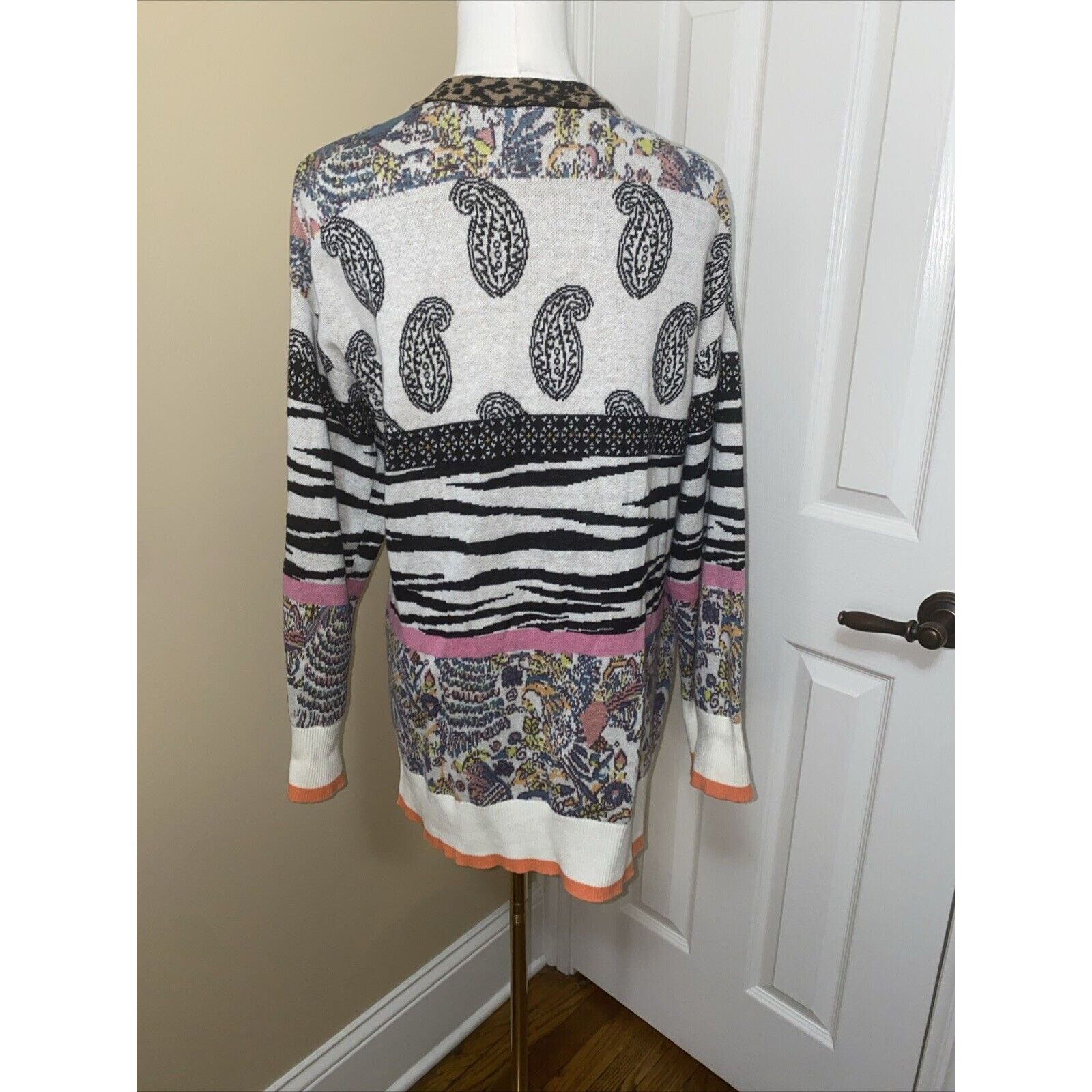 Anthropologie ANTHROPOLOGIE Open Cardigan Sweater. Women XS Runs Big Boho Size XS / US 0-2 / IT 36-38 - 6 Thumbnail