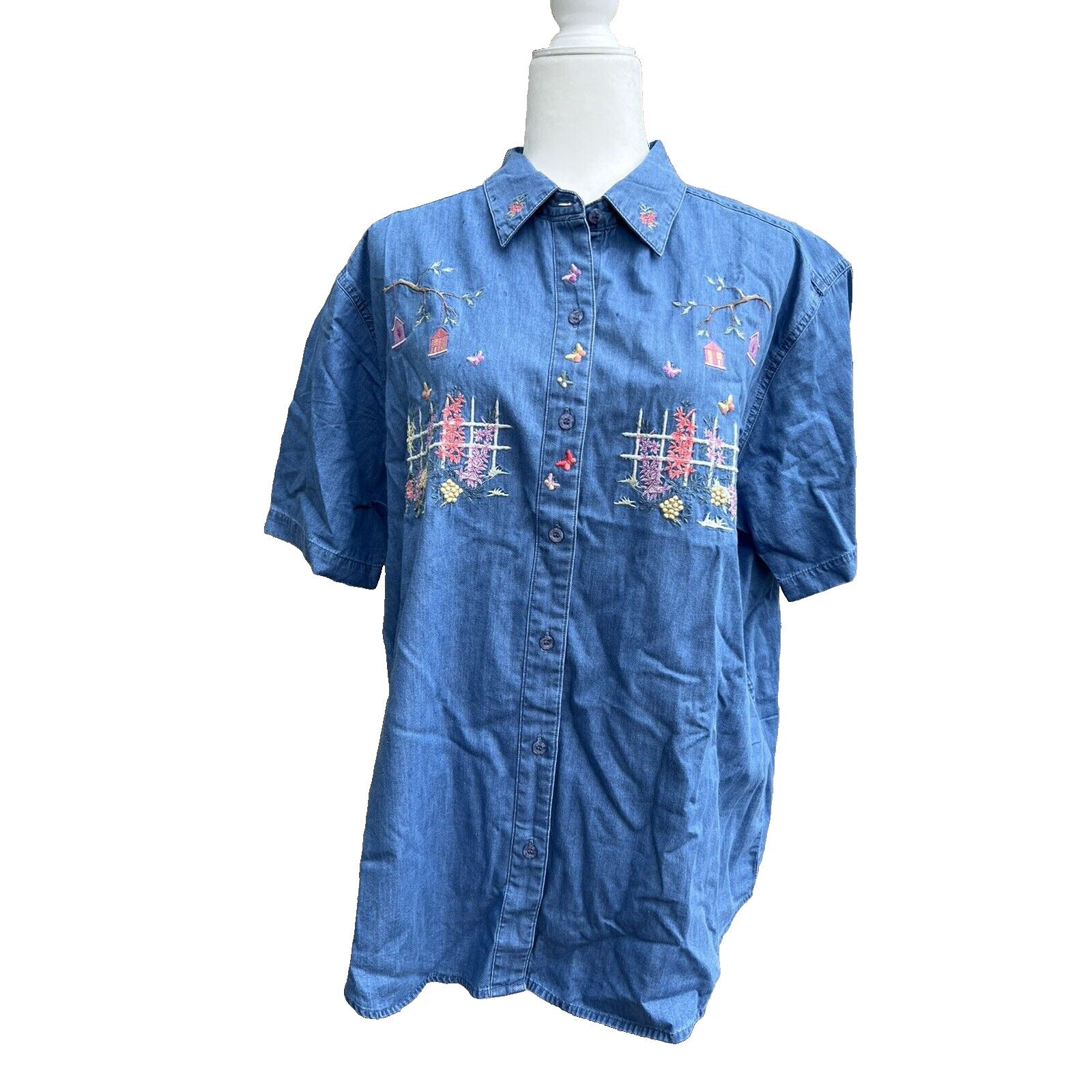 & Other Stories Northern Treasures Size XL Embroidered cotton A000289 Size XL / US 12-14 / IT 48-50 - 1 Thumbnail