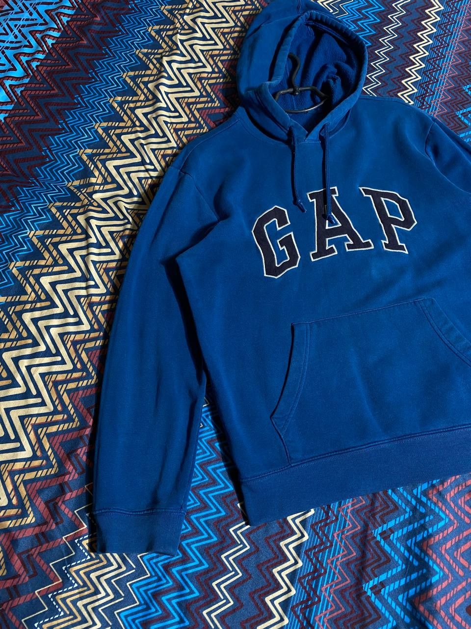 Gap × Vintage 🧿 Vintage Gap Fleece Big Logo Hoodie Y2K Size US XL / EU 56 / 4 - 17 Thumbnail