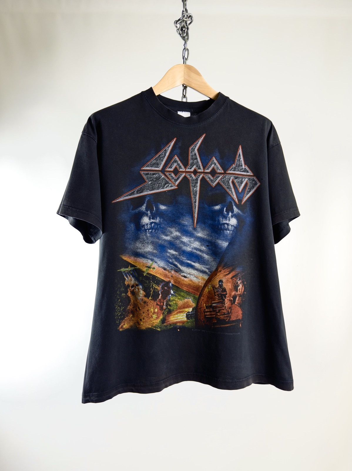 Band Tees 00s Vintage Sodom Agent Orange Thrash Metal Rock Tee T-Shirt Size US L / EU 52-54 / 3 - 3 Thumbnail