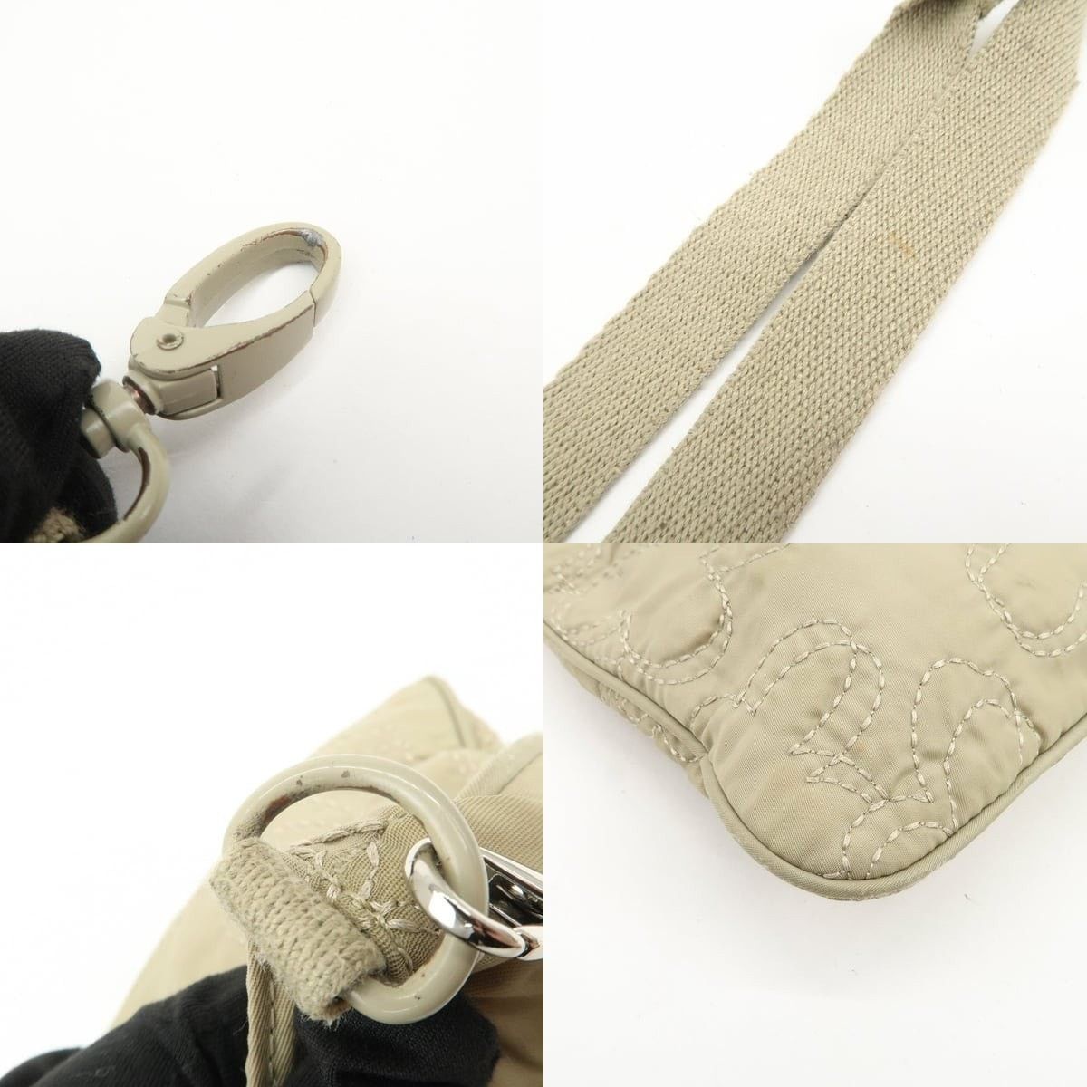 ANTEPRIMA Anteprima Quilted Nylon Shoulder Bag Beige Size ONE SIZE - 4 Thumbnail