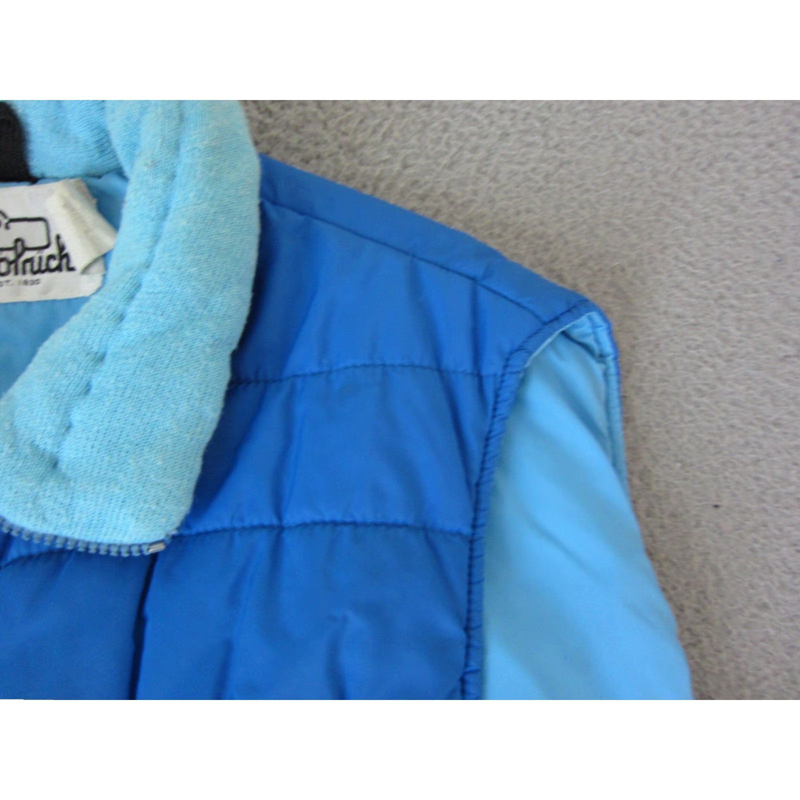 Vintage VINTAGE Woolrich Vest Womens XL Blue 80s Ski Parka Woolrich Vest XL Blue Women Decade Theme 80s Womens Size XL / US 12-14 / IT 48-50 - 6 Thumbnail