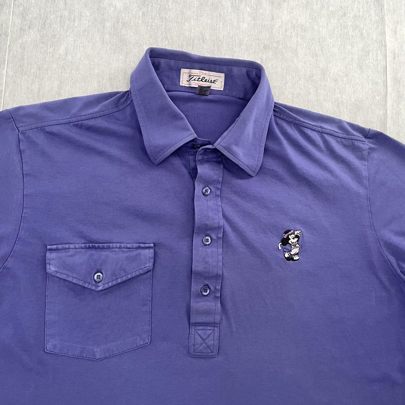 Titleist VINTAGE Titleist Mickey Mouse Shirt Adult XL Purple Polo Disney Golf Japan Mens Size US XL / EU 56 / 4 - 3 Thumbnail
