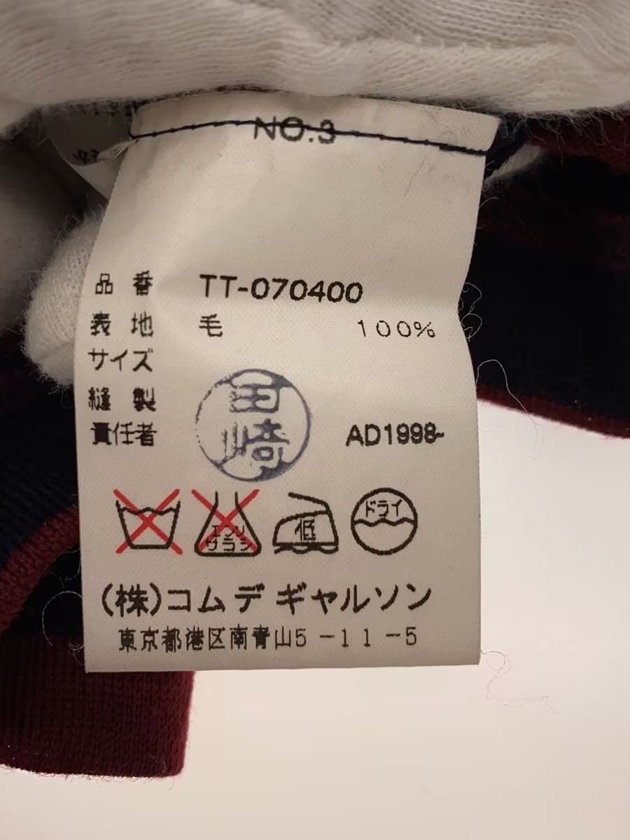 Comme des Garcons 1998 Turtleneck Striped Wool Knit Sweater Size M / US 6-8 / IT 42-44 - 5 Thumbnail