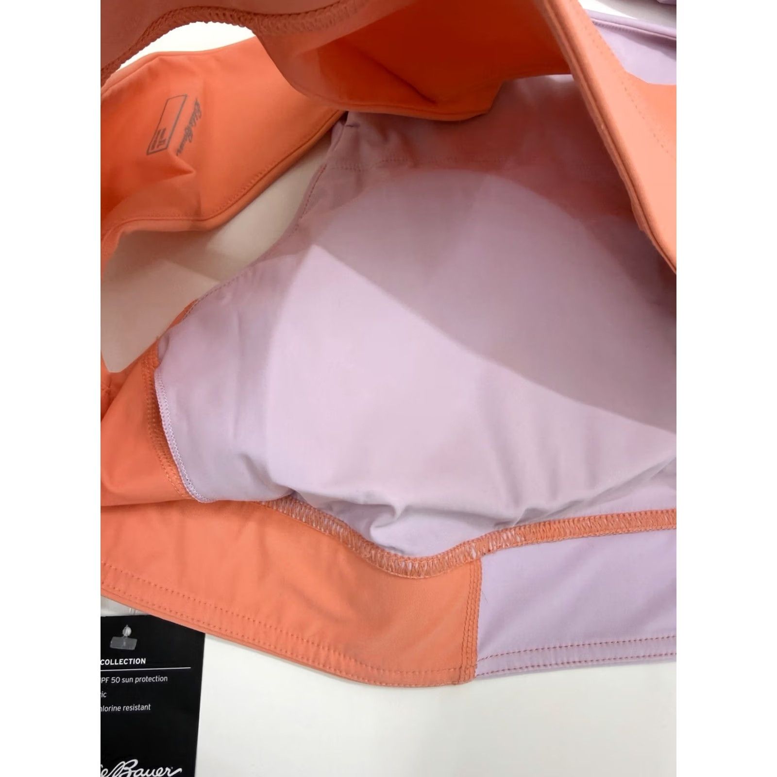 Eddie Bauer Eddie Bauer Womens Shoreline Sport Top Sleeveless Cropped Colorbloc XL Purple Racerback NWTs Sports Bra Shirt Women X L Size XL / US 12-14 / IT 48-50 - 7 Thumbnail