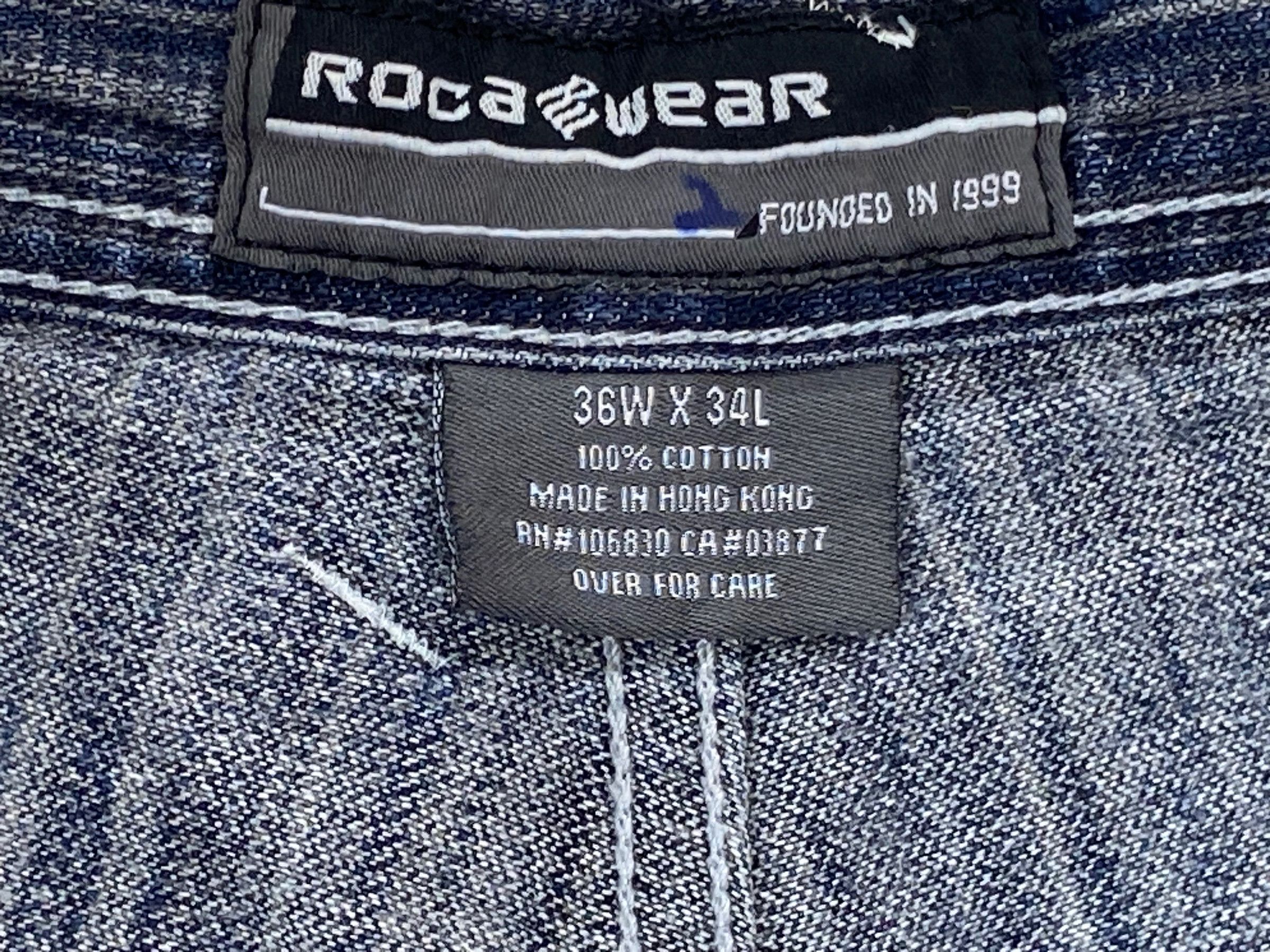 Rocawear Rocawear Baggy Pants Hip Hop Workwear Hickory Skateboards Size US 36 / EU 52 - 9 Thumbnail