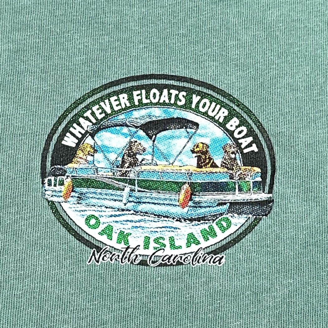 Nautica Pontoon Boat Shirt Dogs Driving Labrador Retriever Party Barge Boating Nautical Size US M / EU 48-50 / 2 - 5 Thumbnail