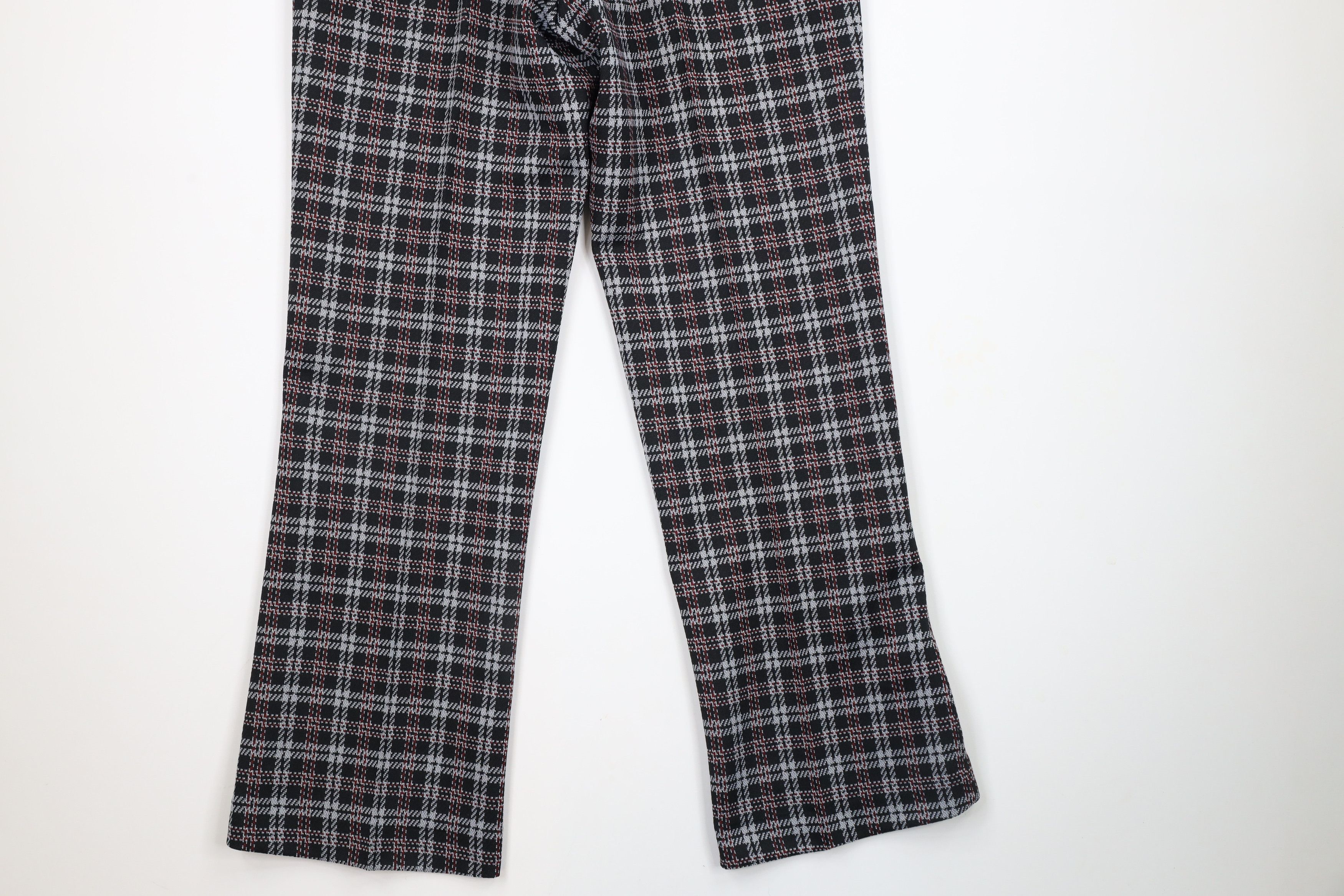Vintage Vintage 60s 70s Streetwear Wide Leg Bell Bottoms Pants Plaid Size US 32 / EU 48 - 10 Thumbnail