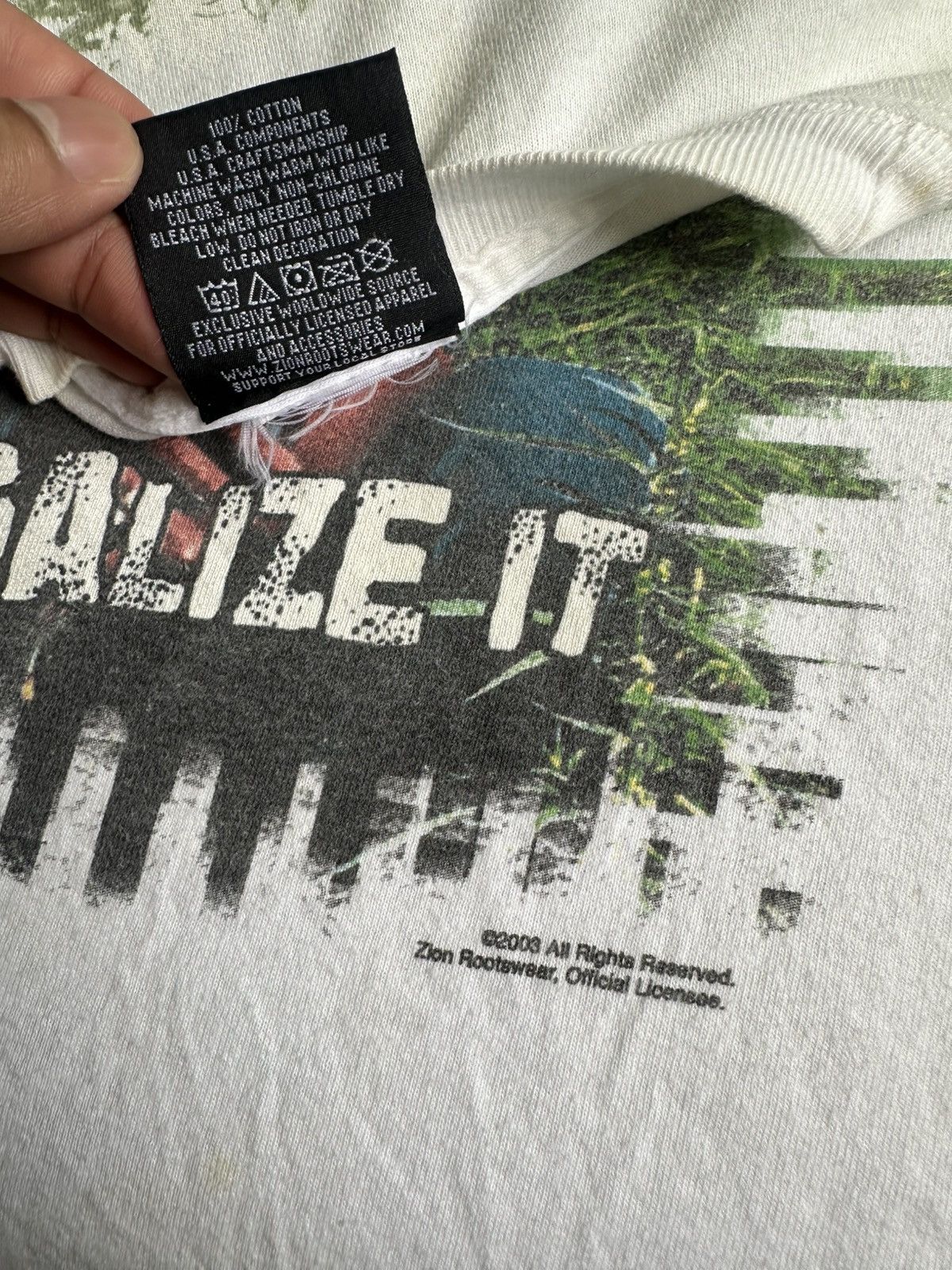 Rap Tees × Vintage Vintage Peter Tosh Legalize It 2003’s Raptees Rare USA Size US L / EU 52-54 / 3 - 4 Thumbnail