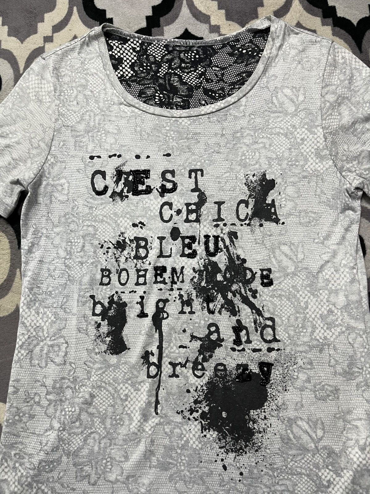 GOA Japanese goa style poem y2k tee Size US M / EU 48-50 / 2 - 2 Thumbnail