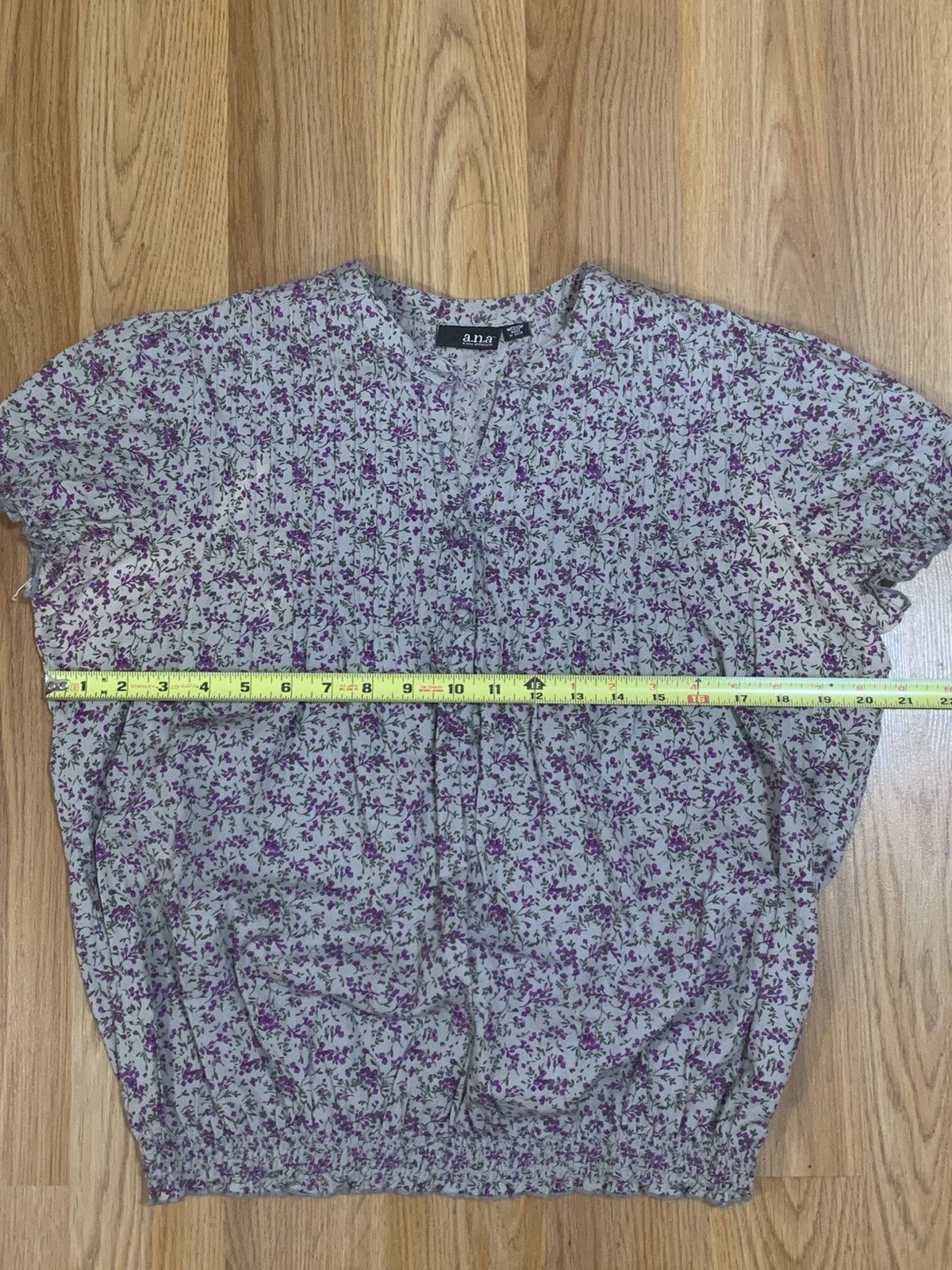 Other SzM (W’s)- A.N.A A New Approach Floral Print V-Neck Blouse Size M / US 6-8 / IT 42-44 - 5 Thumbnail