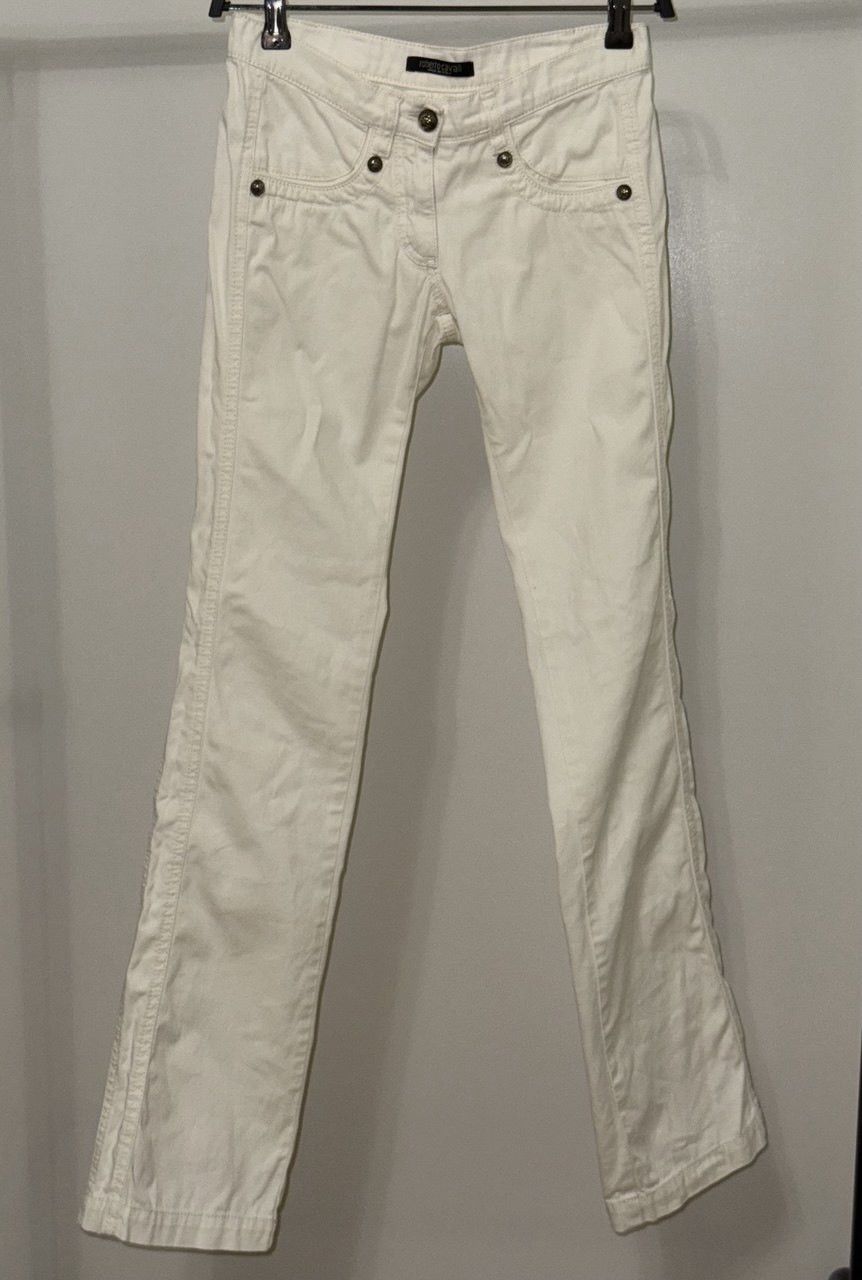 Roberto Cavalli Roberto Cavalli White pants Size 26" / US 2 / IT 38 - 1 Thumbnail