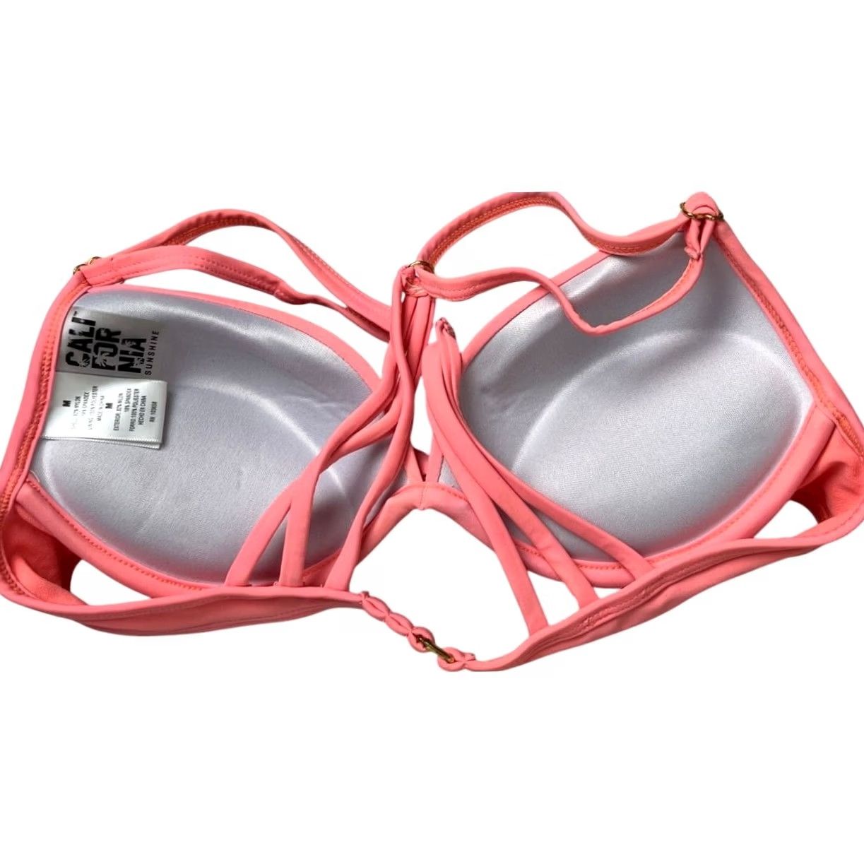 Vintage California Sunshine Pink Bikini Top Adjustable Strap Medium Women M Bikini Top Pink California Sunshine, Bikini, Top, Women, M, Pink Size M / US 6-8 / IT 42-44 - 2 Thumbnail