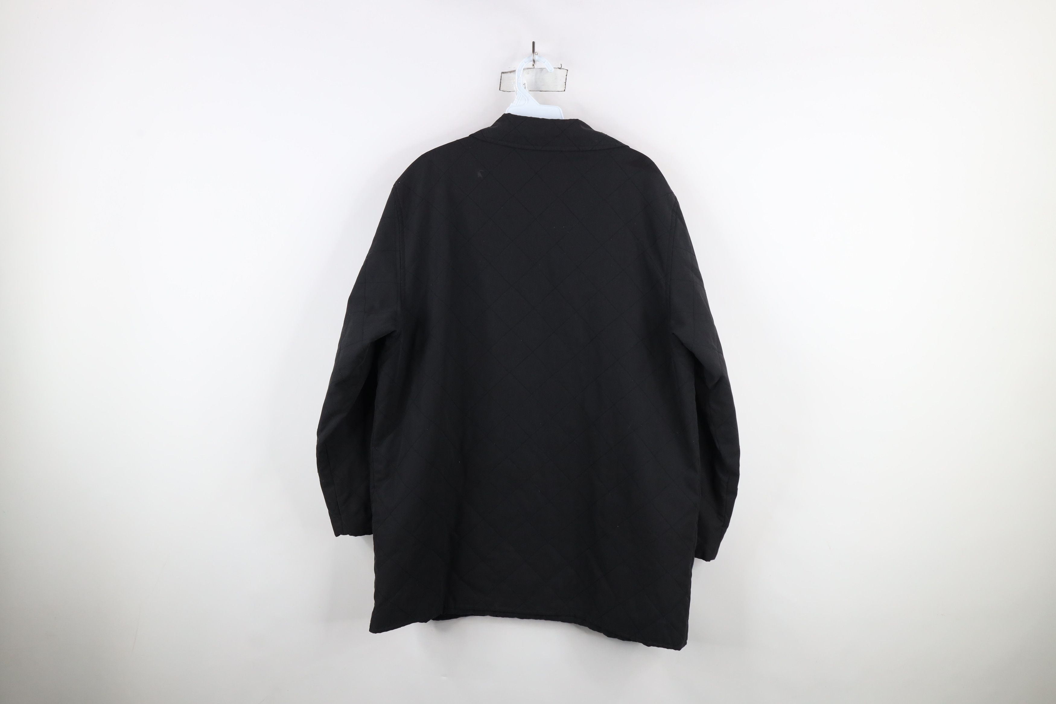 Orvis × Vintage Vintage Orvis Faded Blank Quilted Full Button Jacket Black Size L / US 10 / IT 46 - 10 Thumbnail