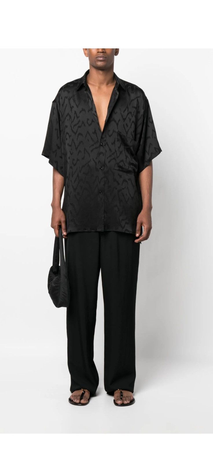Saint Laurent Paris Saint laurent oversized silk shirt. 41/16. $1550 Size US XL / EU 56 / 4 - 1 Thumbnail