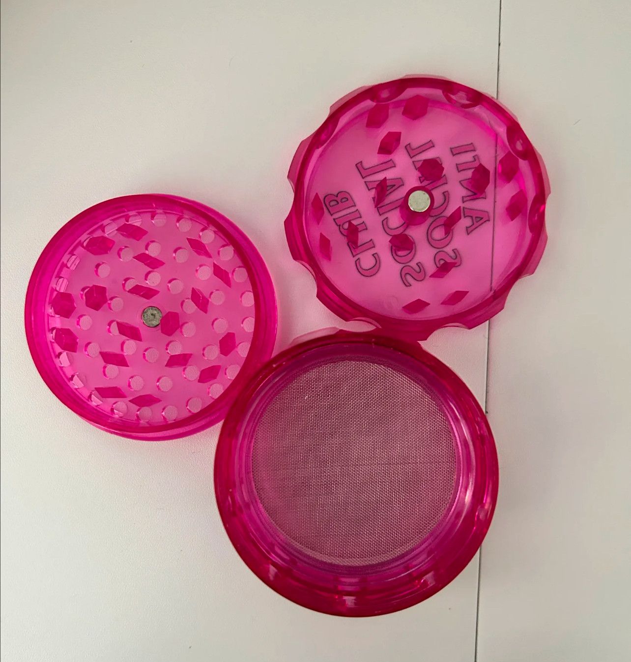 Anti Social Social Club New Anti Social Social Club ASSC Grinder Jelly Bean Pink Size ONE SIZE - 3 Thumbnail