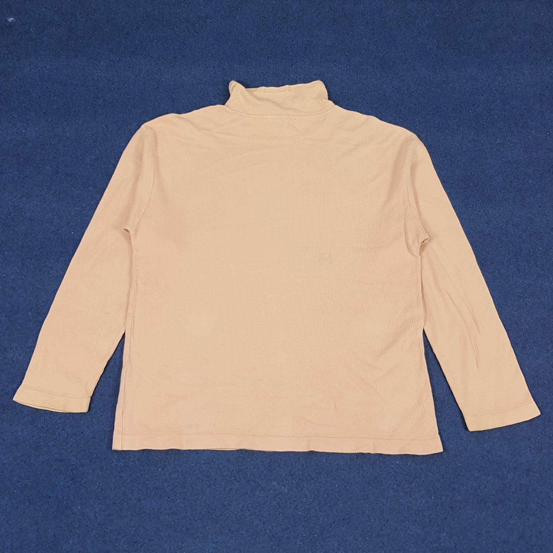 Stone Island × Vintage Vintage Stone Island Turtle Neck Corduroy Long Sleeve Tshirt Size US L / EU 52-54 / 3 - 2 Thumbnail