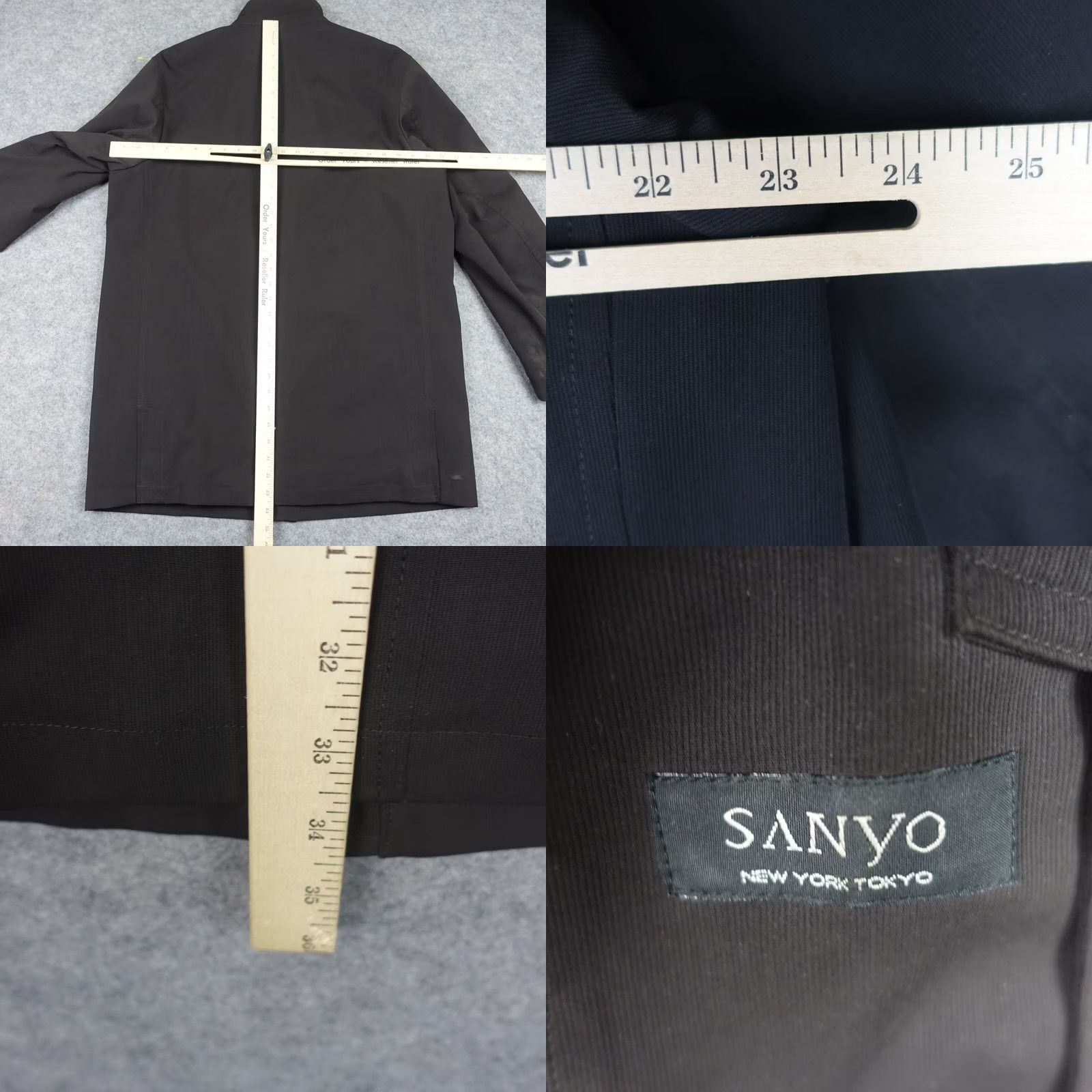 Vintage Sanyo Jacket Mens M Brown Trench Overcoat Polyester Canvas Lined Pockets Casual Fall Winter Regular Long Vintage No Size US M / EU 48-50 / 2 - 9 Thumbnail