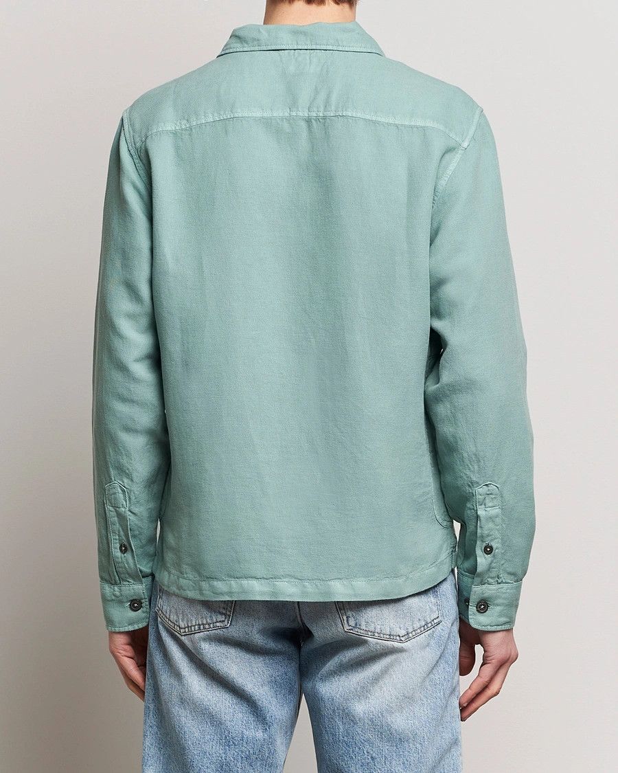 C.P. Company o1y1224 Solid Color Shirt in Sage Green Size US XL / EU 56 / 4 - 4 Thumbnail