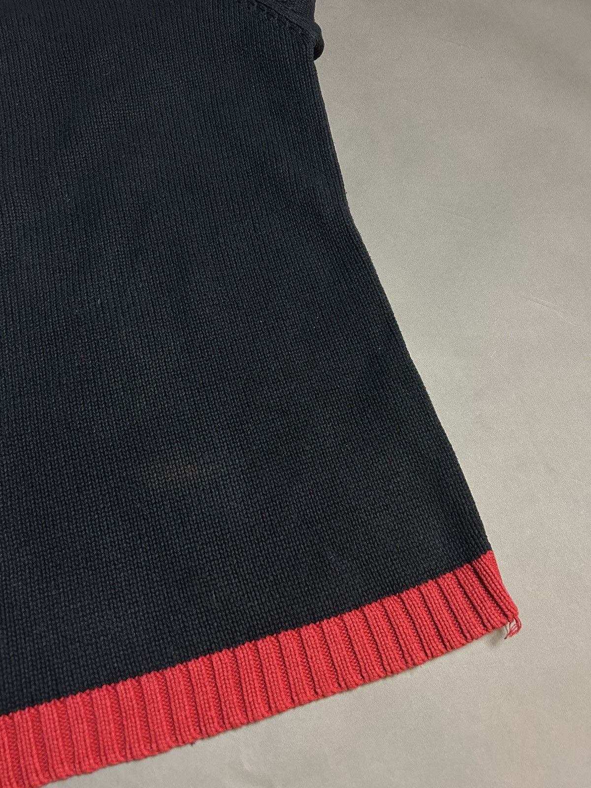 Saint Laurent Paris YSL sweater turtleneck black red Saint Laurent Jeans Size US XL / EU 56 / 4 - 7 Thumbnail