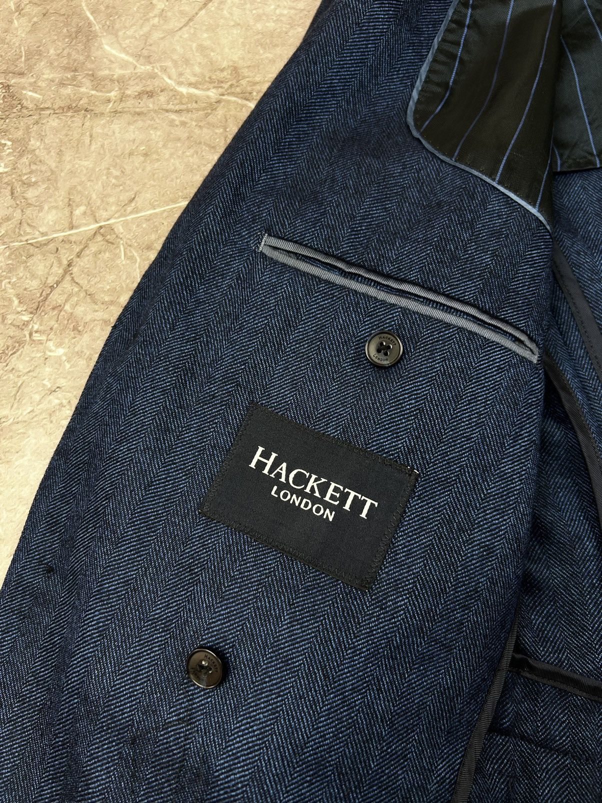 Hackett Hackett London Wool Blazer Size 48R - 5 Thumbnail
