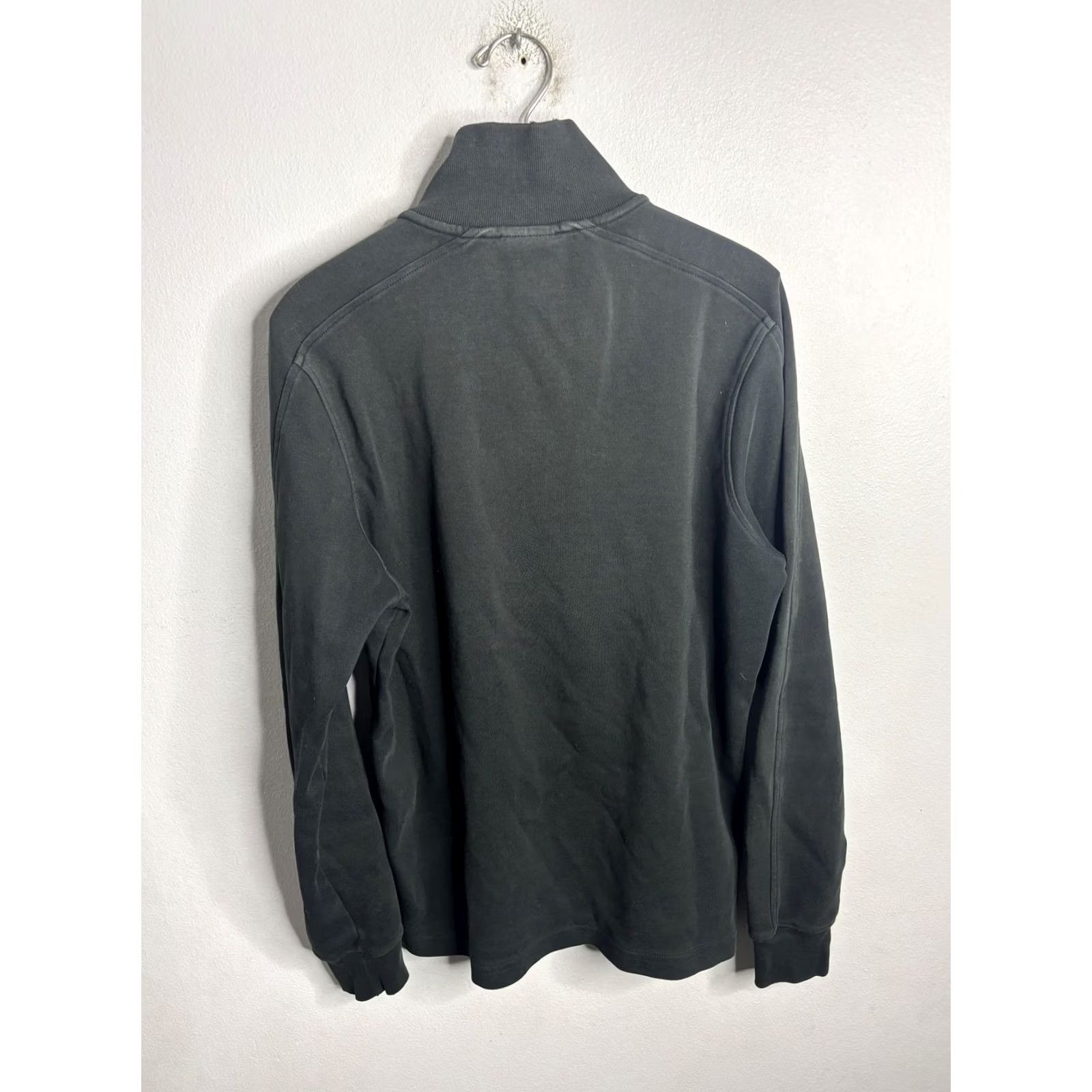 Lacoste VINTAGE Lacoste Pullover Sweater Mens M Black 1/4 Zip Croc Logo Long Sleeve Size US M / EU 48-50 / 2 - 6 Thumbnail