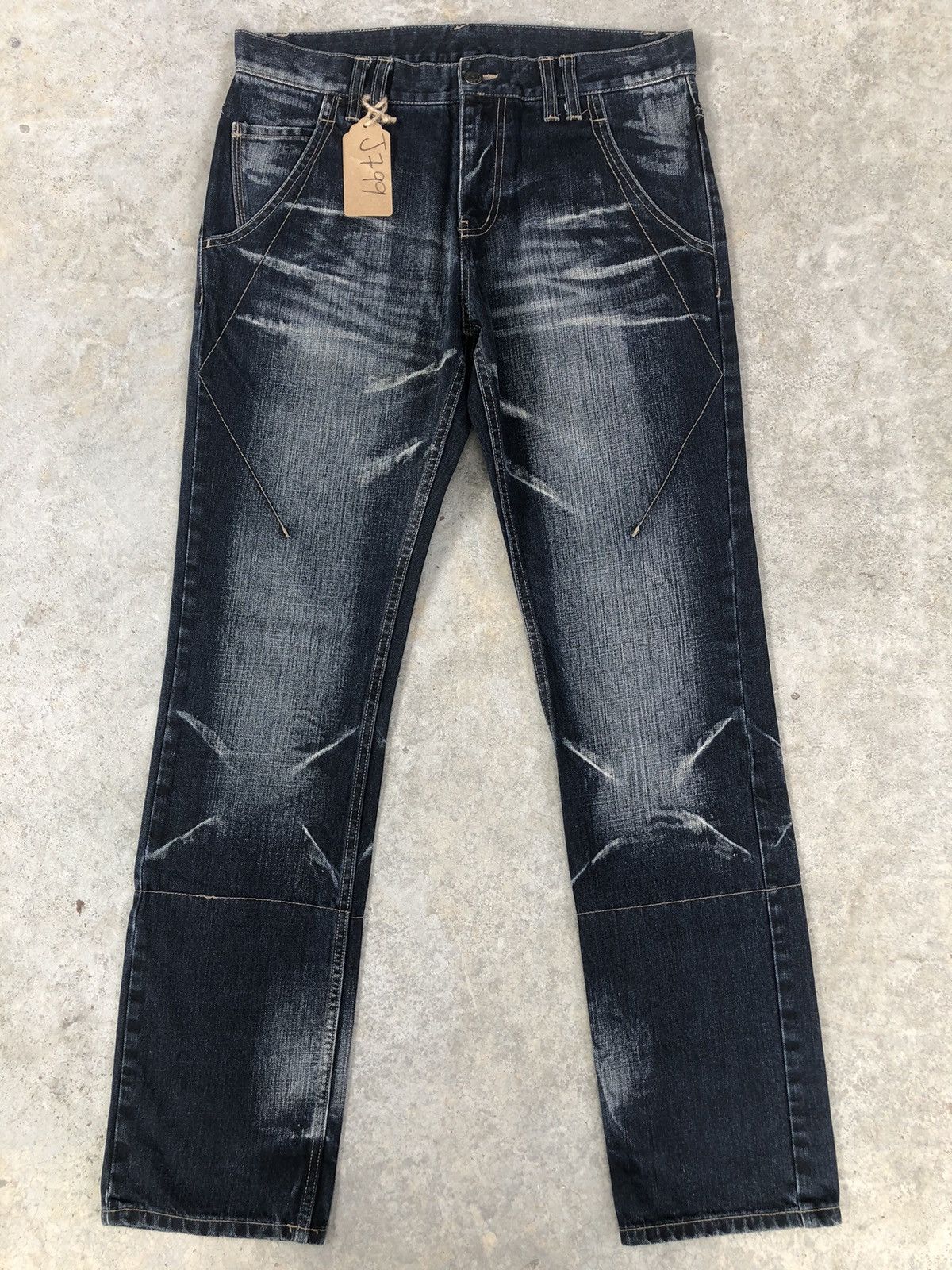 PPFM PPFM Distressed Jeans Size US 33 - 1 Thumbnail