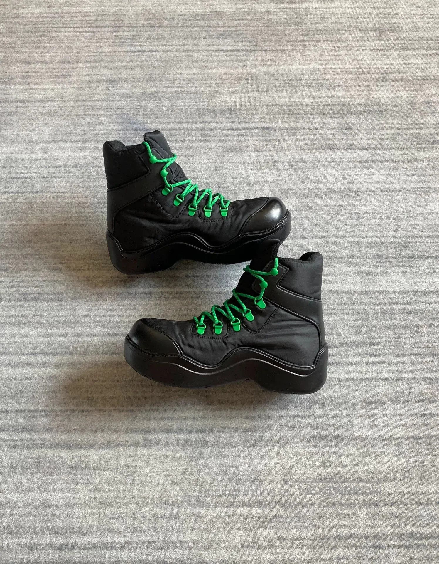 Bottega Veneta Bottega Veneta Black Green Hiking Boots. Size US 7.5 / EU 40-41 - 4 Thumbnail