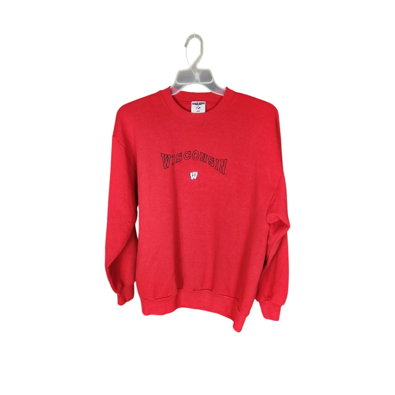 Jerzees Vintage 90s Wisconsin Crewneck men's large Size US L / EU 52-54 / 3 - 1 Thumbnail