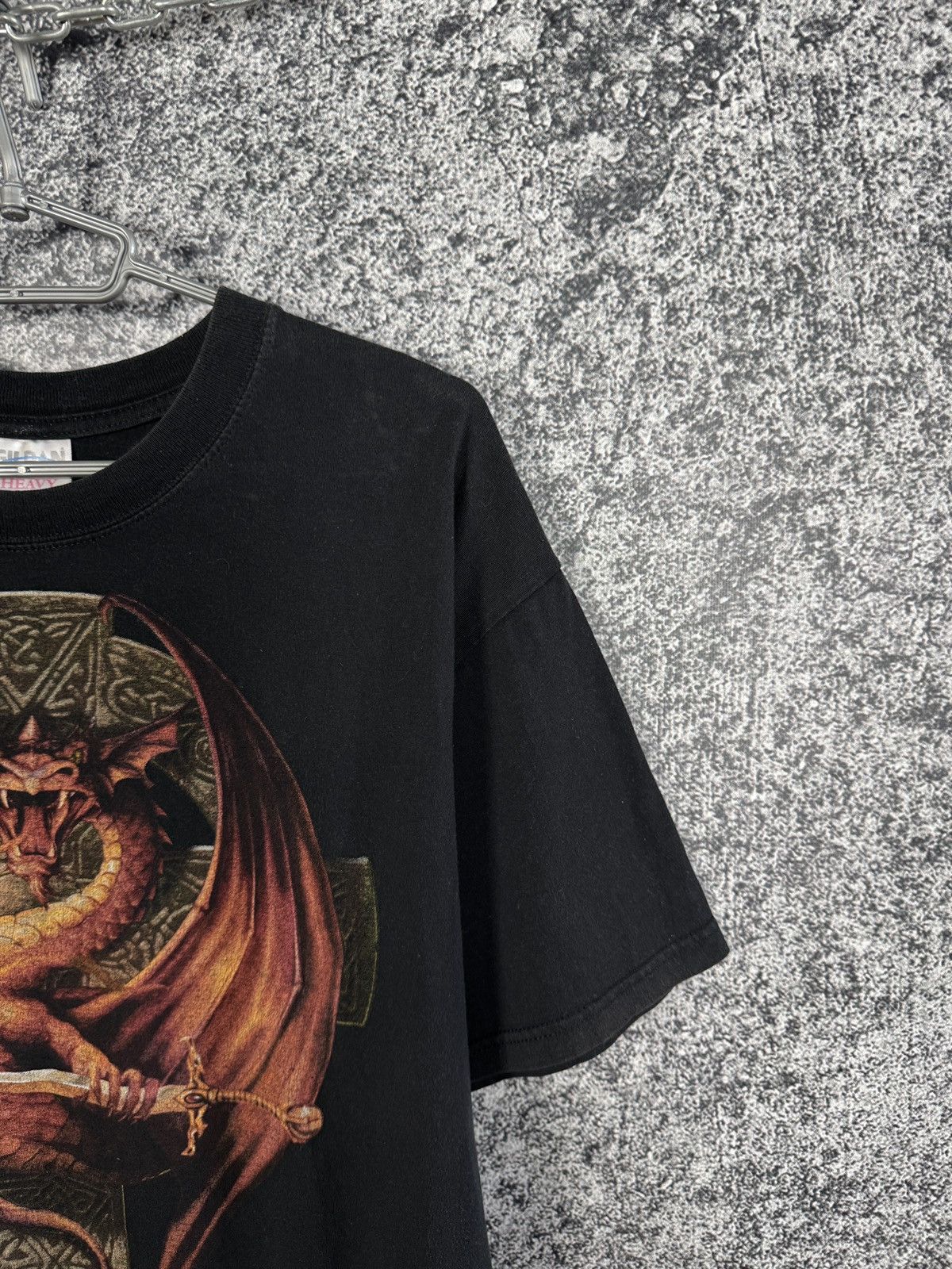 Vintage Men’s Spiral Vintage T-Shirt Bat Dragon Band Tee Size L Size US L / EU 52-54 / 3 - 2 Thumbnail