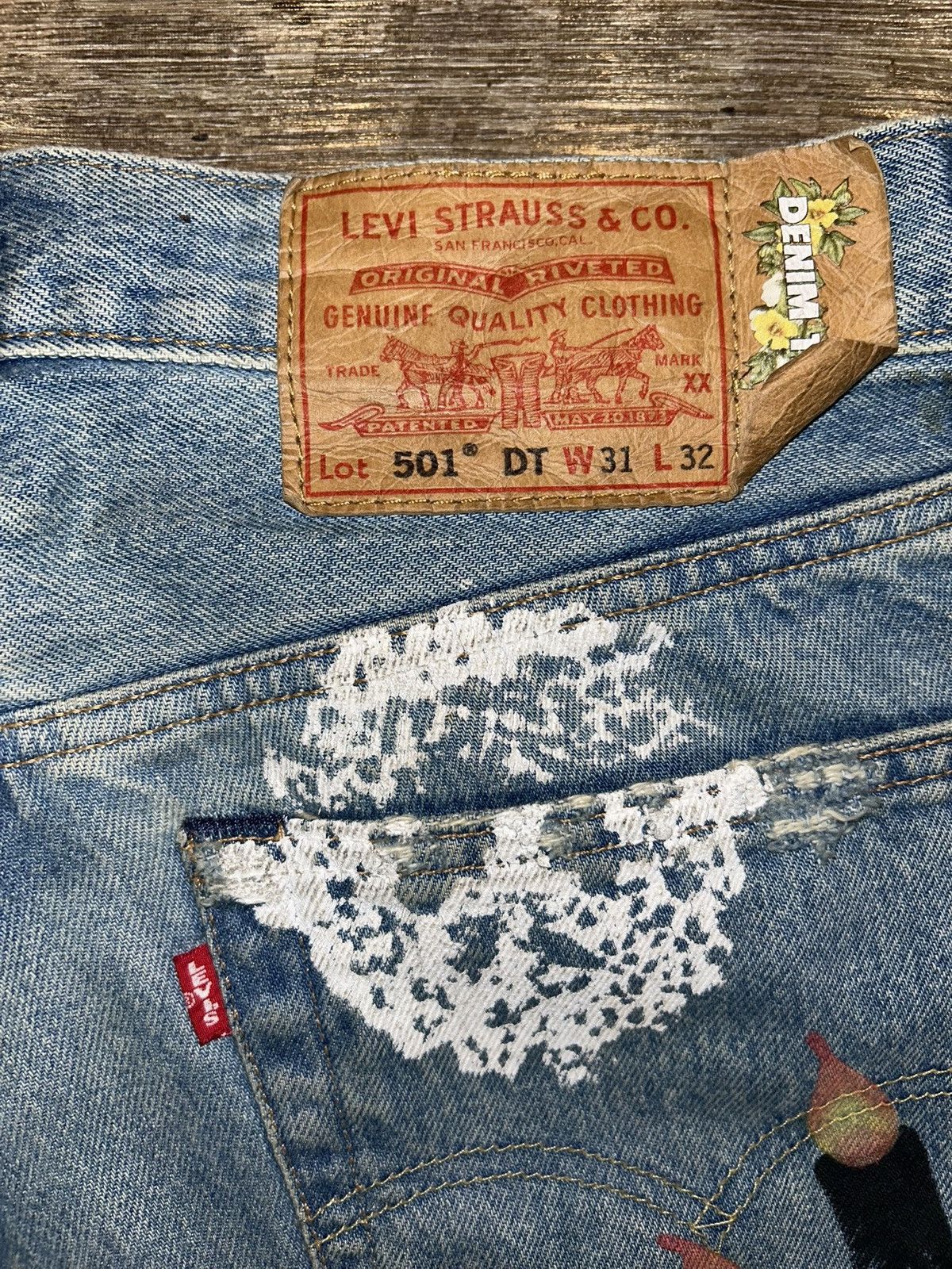 DENIM TEARS × Virgil Abloh Off White x Denim Tears Size US 31 - 3 Thumbnail