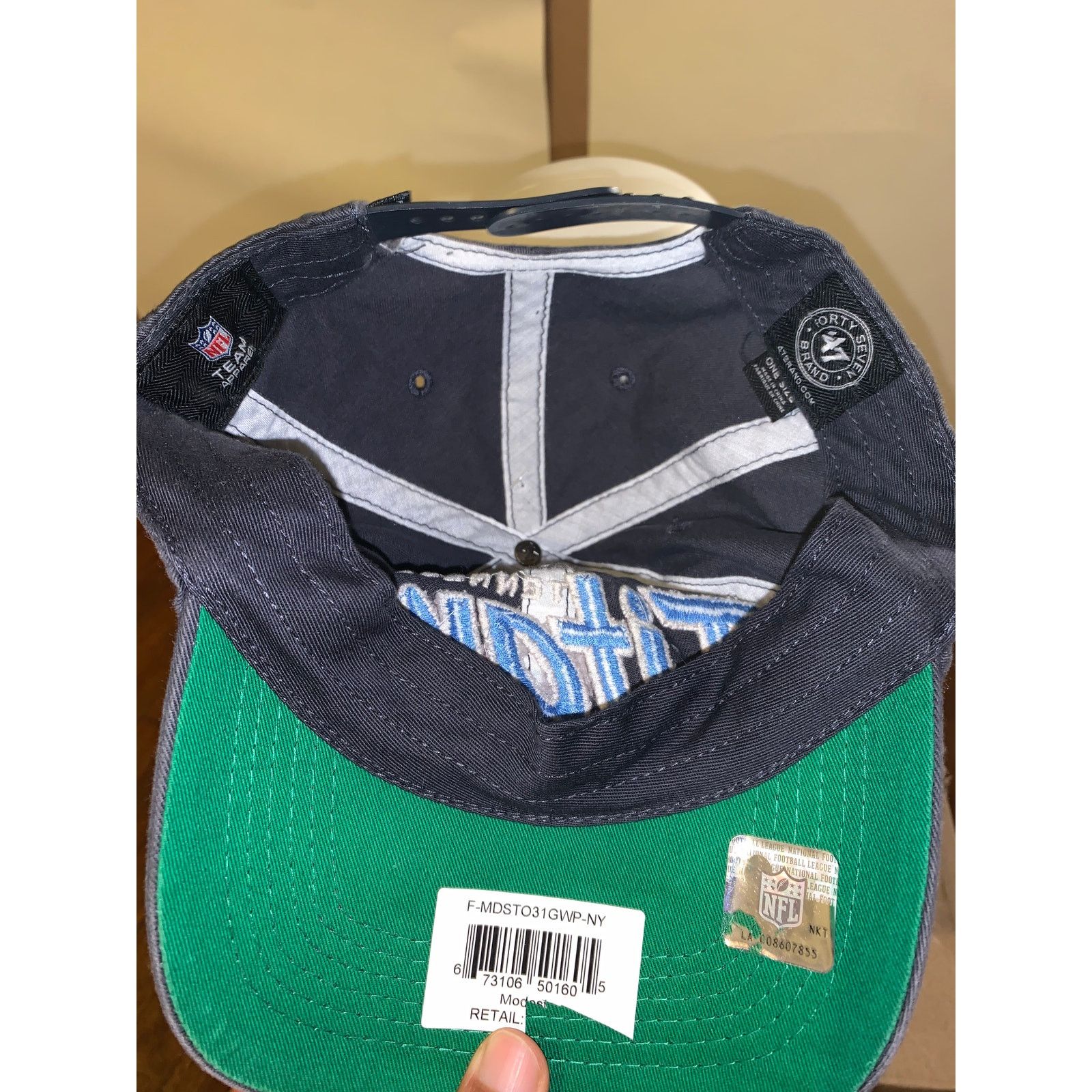 NFL Deadstock Tennessee Titans ’47 Clean Up Hat NFL Dad Cap Size ONE SIZE - 5 Thumbnail
