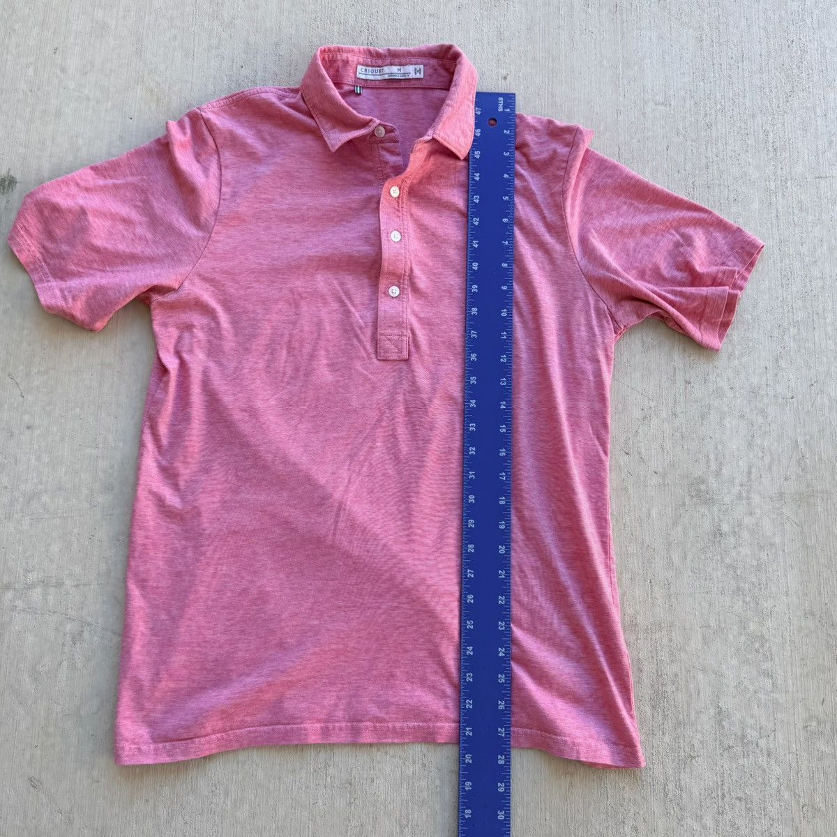 Criquet Criquet Polo Shirt Men Size Medium Pima Cotton Pink Size US M / EU 48-50 / 2 - 7 Thumbnail