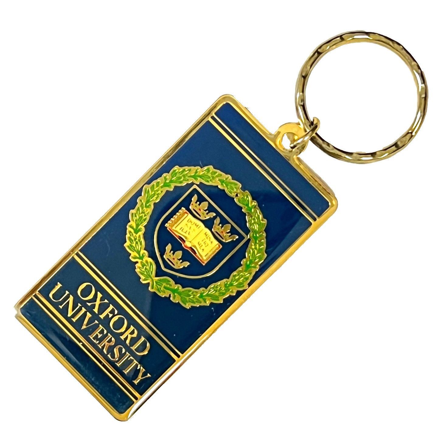 Other Oxford University Vtg Keyring Keychain Gold Enamel Crest UK Size ONE SIZE - 1 Thumbnail