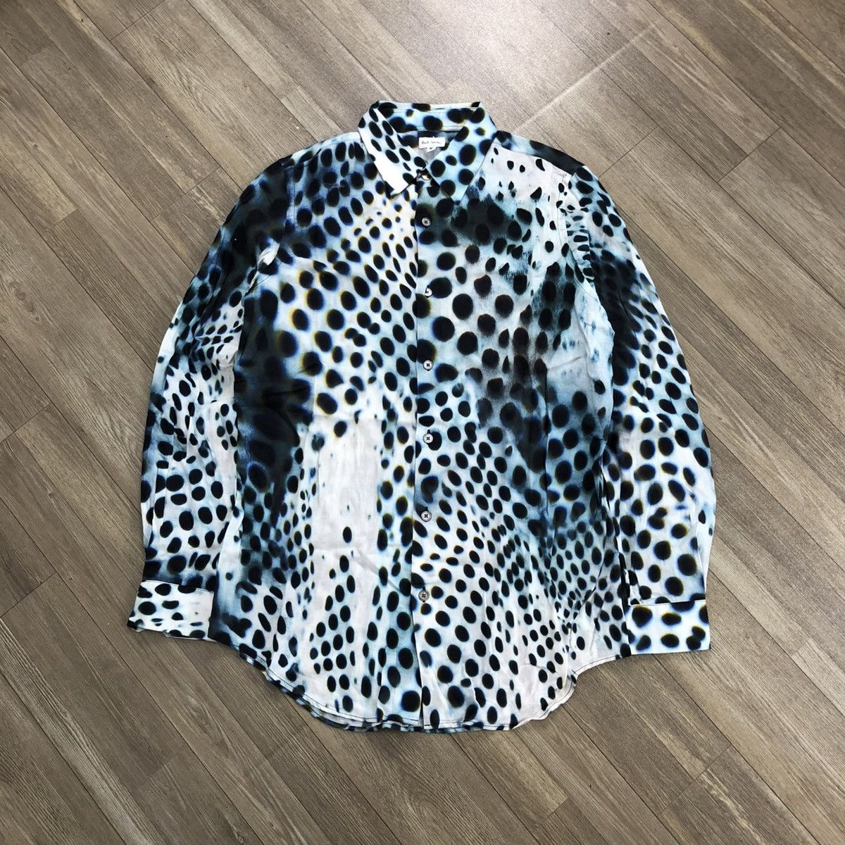 Designer × Paul Smith Luxury Paul Smith Mainline Leopard 3D Print Button Up Shirt Size US M / EU 48-50 / 2 - 1 Thumbnail