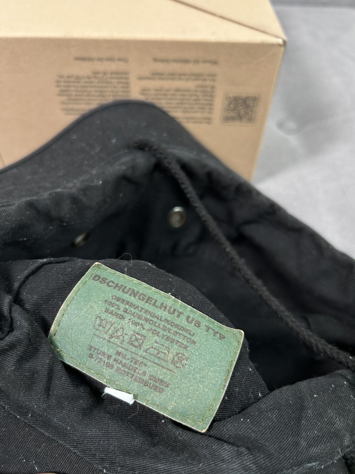Other Military Boonie Bucket Hat Black Size ONE SIZE - 8 Thumbnail
