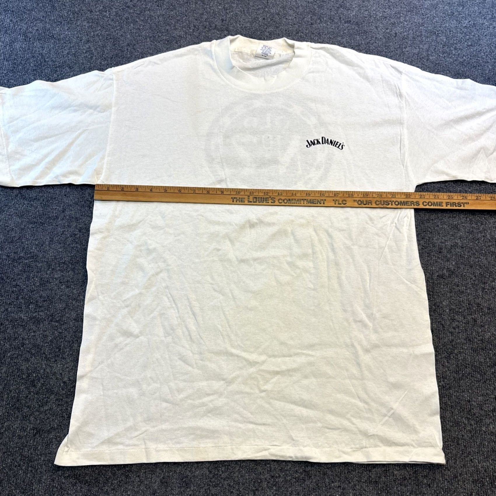 Vintage VINTAGE Center Cut Jack Daniel’s T Shirt Men’s XL White Single Stitch Center Cut Jack Daniel’s T Shirt Mens XL White Shirts Men's XL White Size US XL / EU 56 / 4 - 4 Thumbnail
