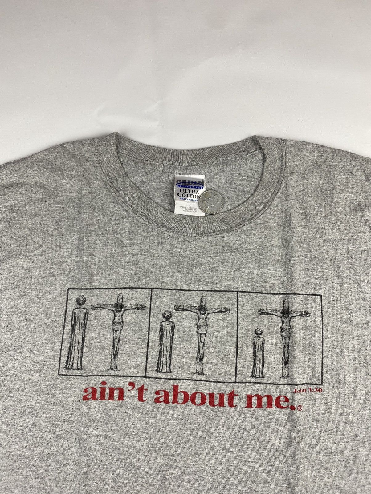 Vintage Vintage Jesus 20s tshirt Size US L / EU 52-54 / 3 - 1 Thumbnail