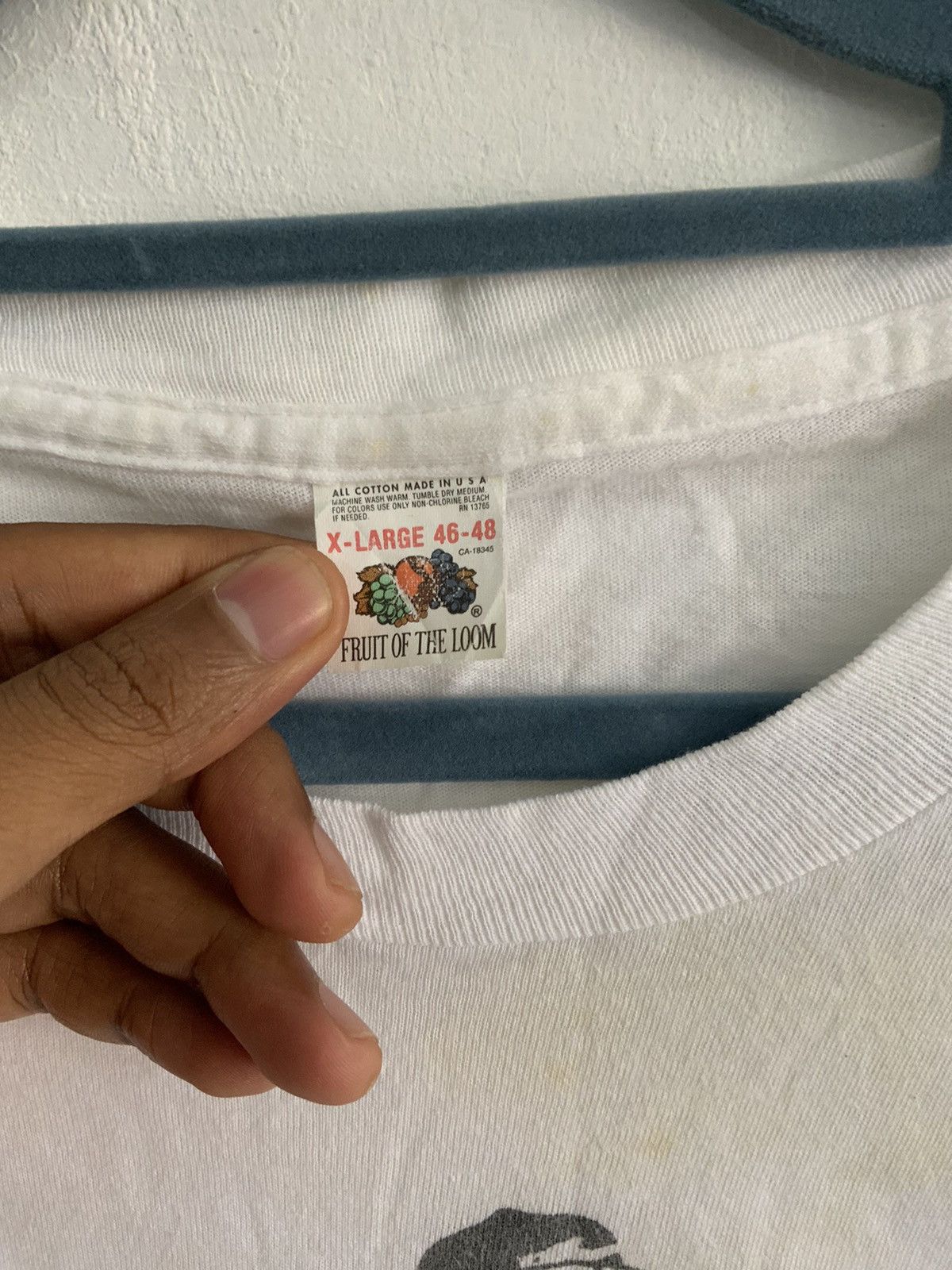 Vintage Vintage Dwight Rich Washington DC White Tee Size US XL / EU 56 / 4 - 10 Thumbnail