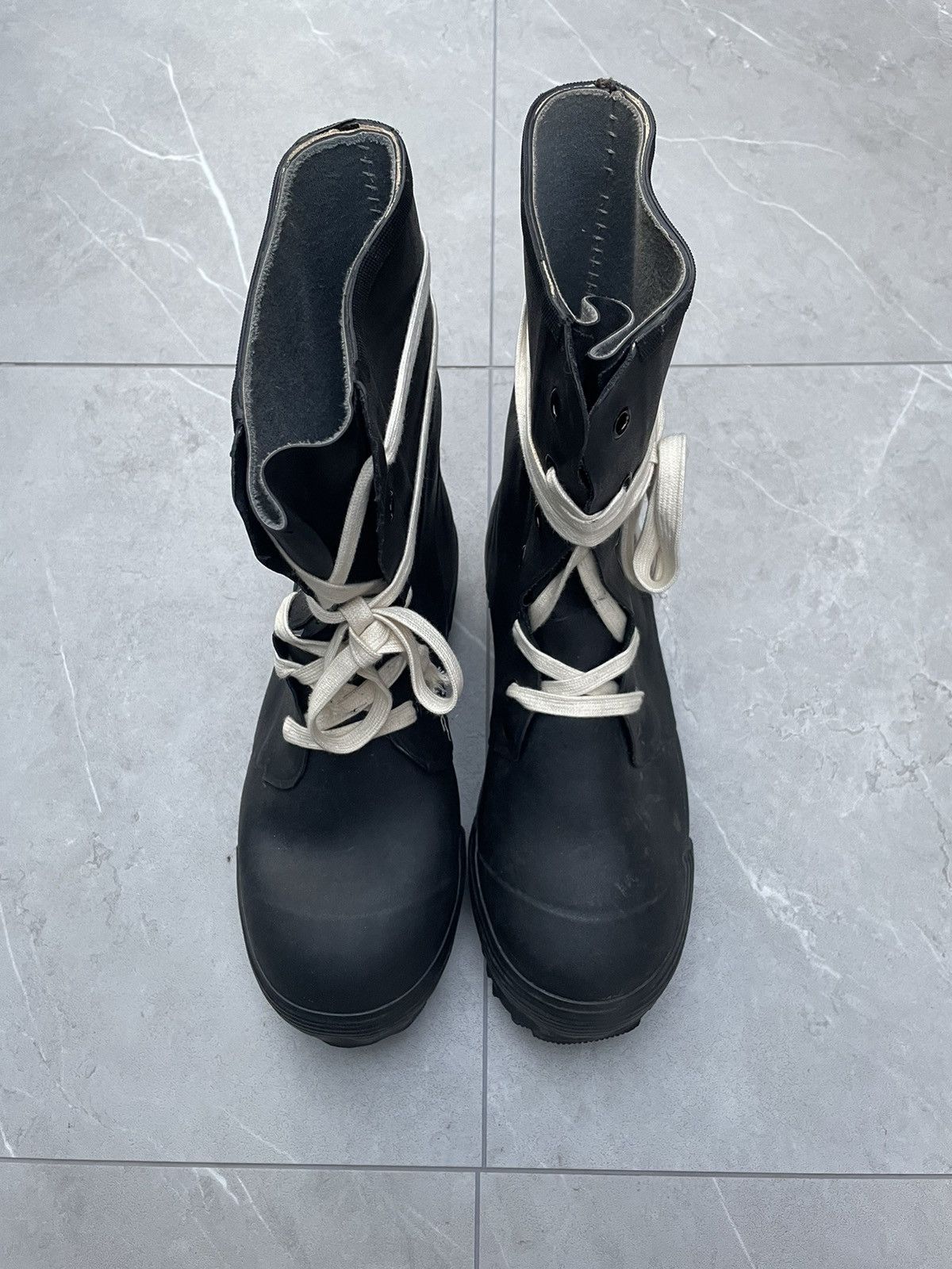 Vintage 1970s Vintage Military Black Combat Bunny Boots Size US 10.5 / EU 43-44 - 10 Thumbnail