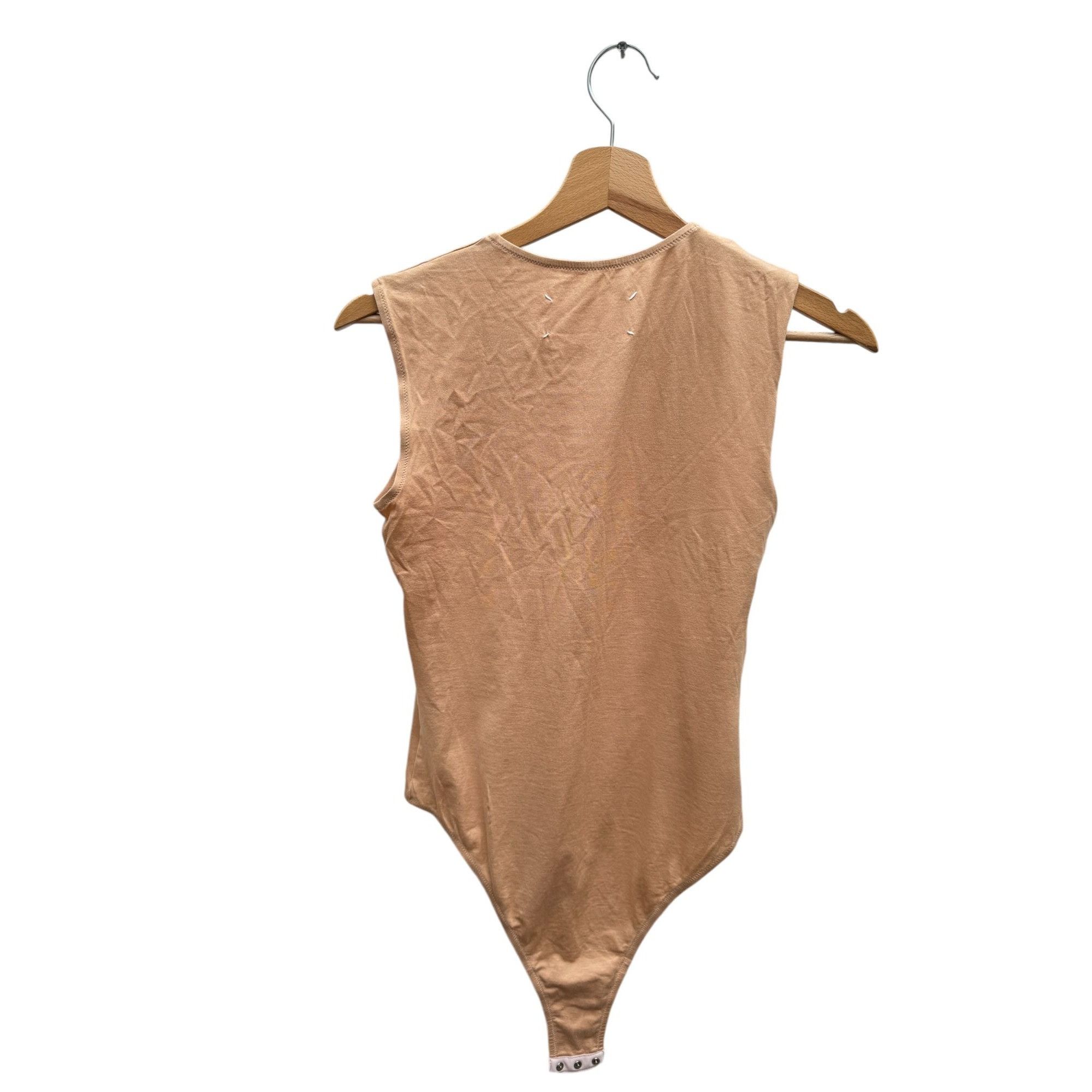 Maison Margiela SS 2007 Iconic Nude Bodysuit Top Size XS / US 0-2 / IT 36-38 - 3 Thumbnail