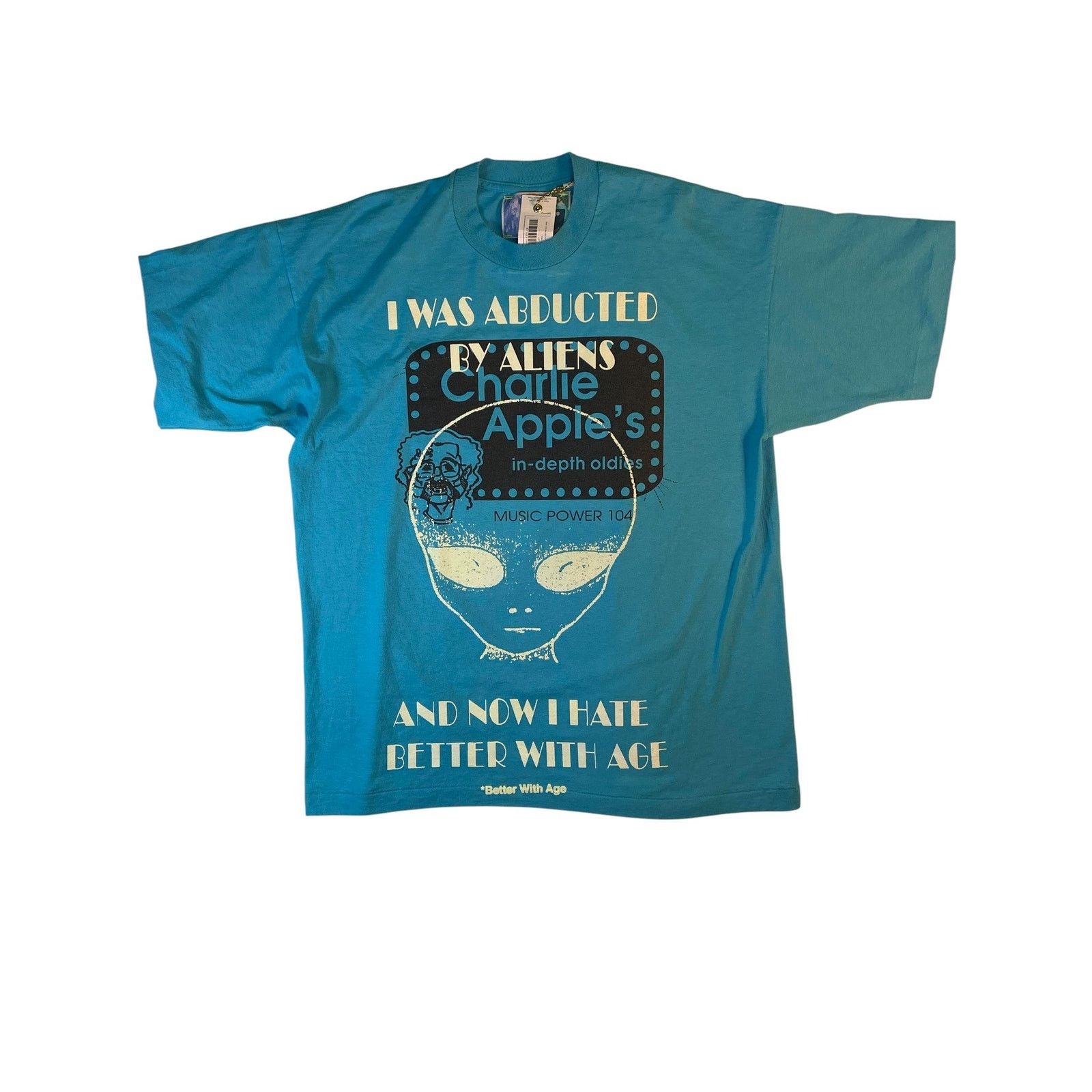 Better With Age Better With Age Abducted By Aliens Baby Blue Tee Size US XXL / EU 58 / 5 - 1 Thumbnail
