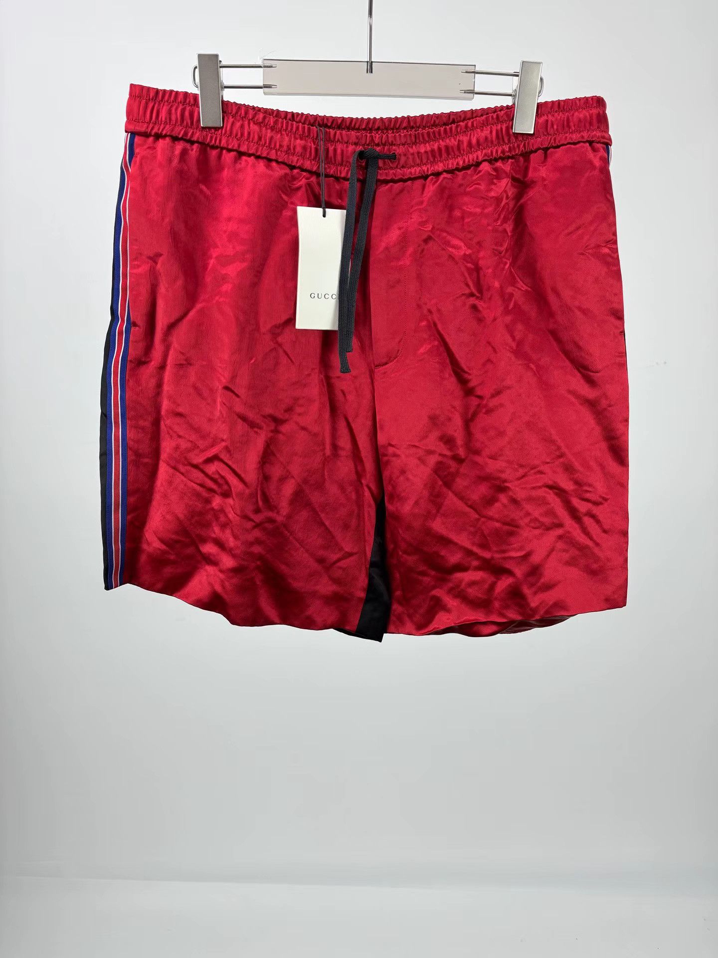 Gucci GUCCI Color Block Side Stripe Acetate Shorts Size US 36 / EU 52 - 1 Thumbnail