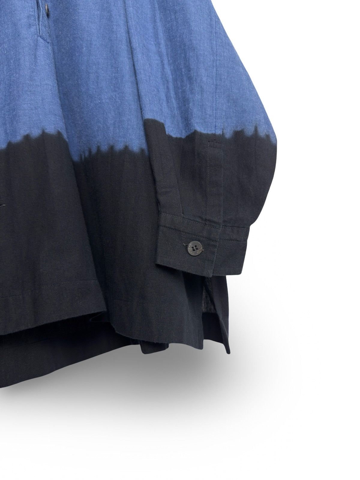 Issey Miyake Issey Miyake Men oversized bi-colour shirt Size US S / EU 44-46 / 1 - 4 Thumbnail