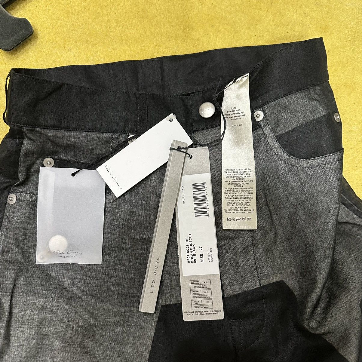 Rick Owens Rick Owens Bolan Bootcut Size 27" / US 4 / IT 40 - 8 Thumbnail